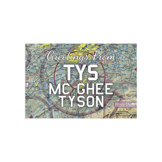TYS Postcard | Mc Ghee Tyson Airport Card