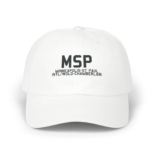 MSP Dad Cap | Minneapolis-St Paul International/Wold-Chamberlain Airport Hat