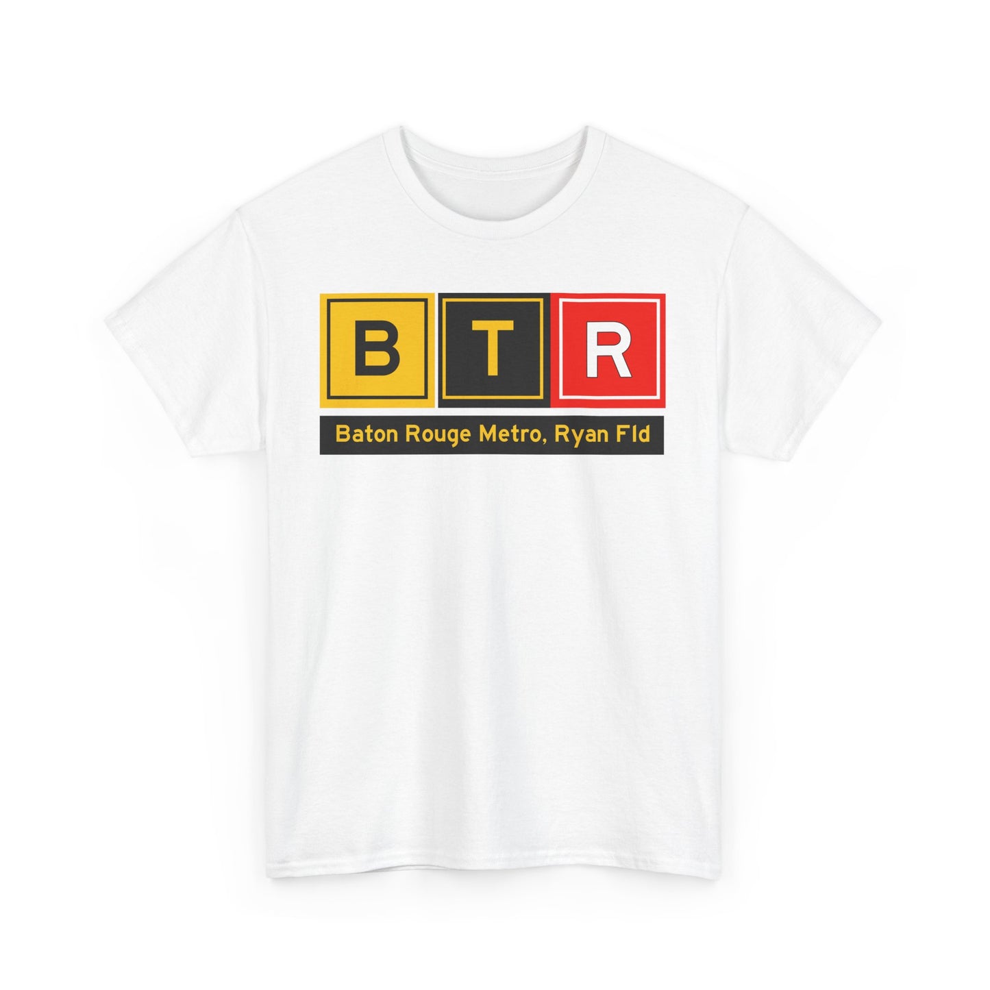 BTR Taxiway Tee w/ Airport Name | Baton Rouge Metro, Ryan Field Airport Tee