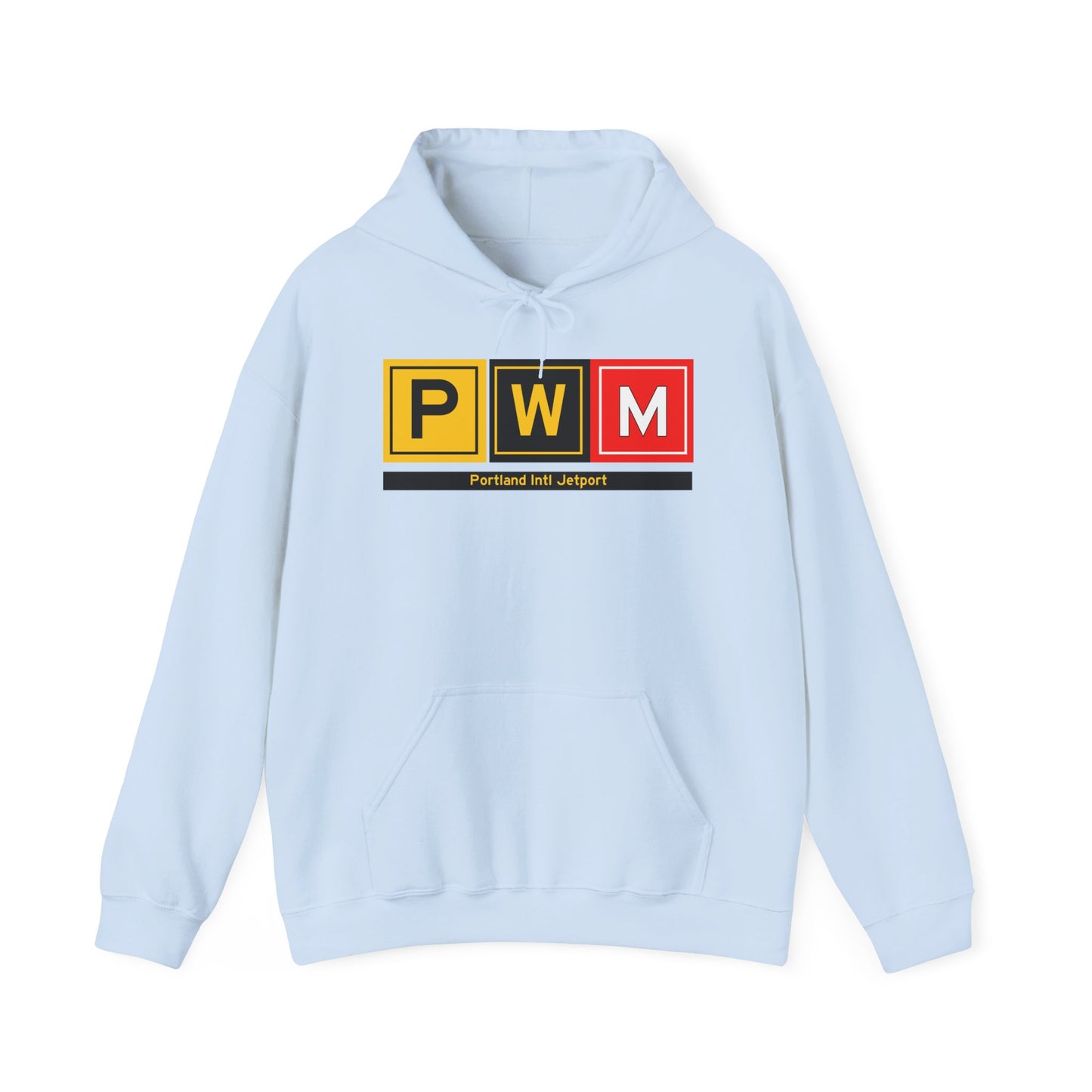 PWM Taxiway Hoodie w/ Airport Name | Portland International Jetport Airport Hoodie