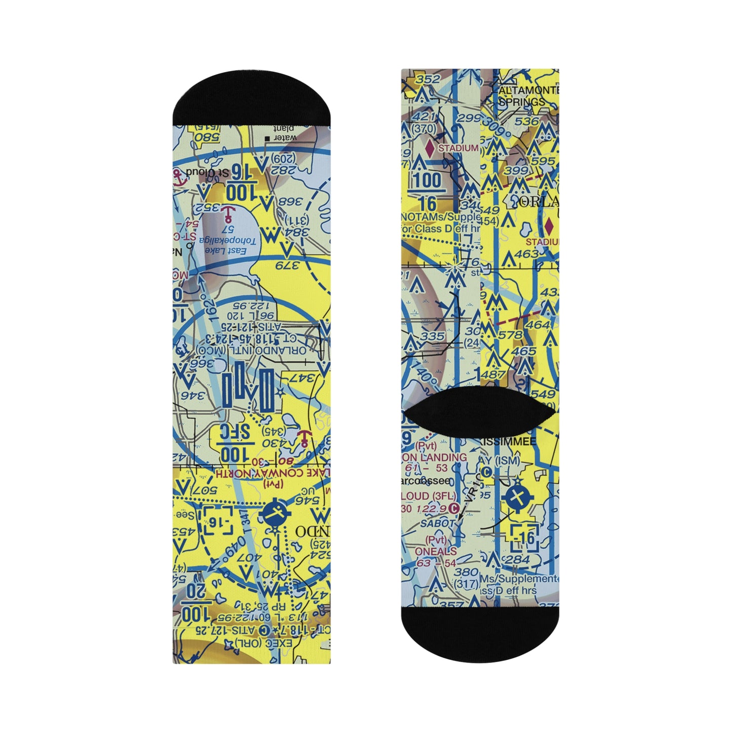 MCO Cushioned Crew Socks | Orlando International Socks