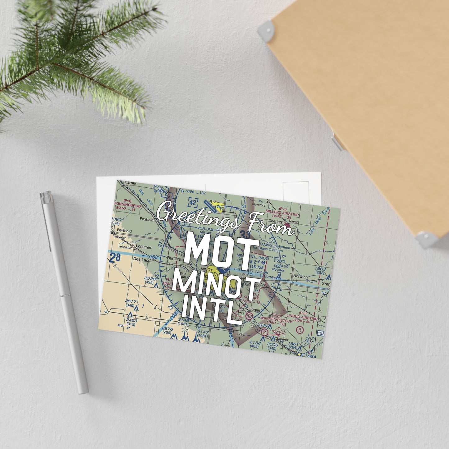 MOT Postcard | Minot International Airport Card