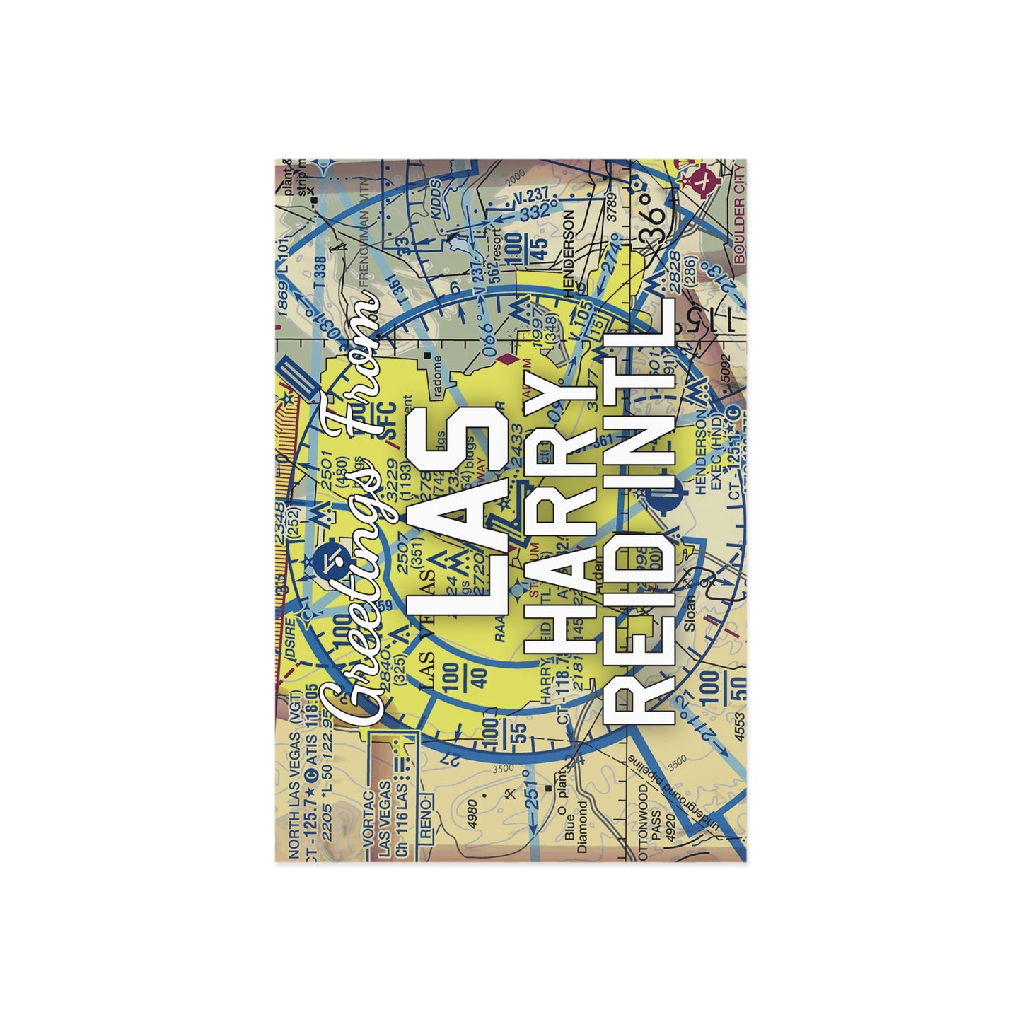 LAS Postcard | Harry Reid International Airport Card