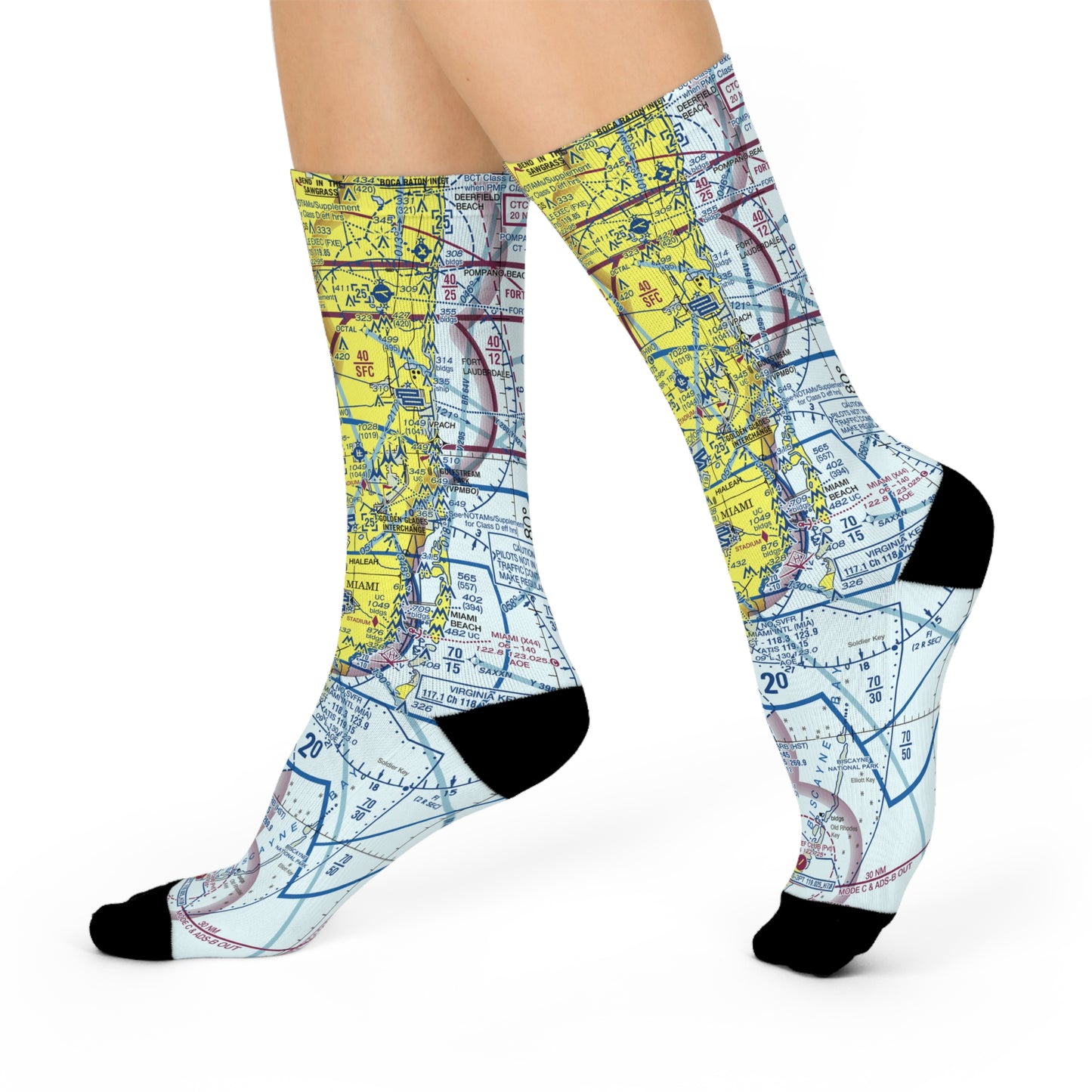 MIA Cushioned Crew Socks | Miami International Socks