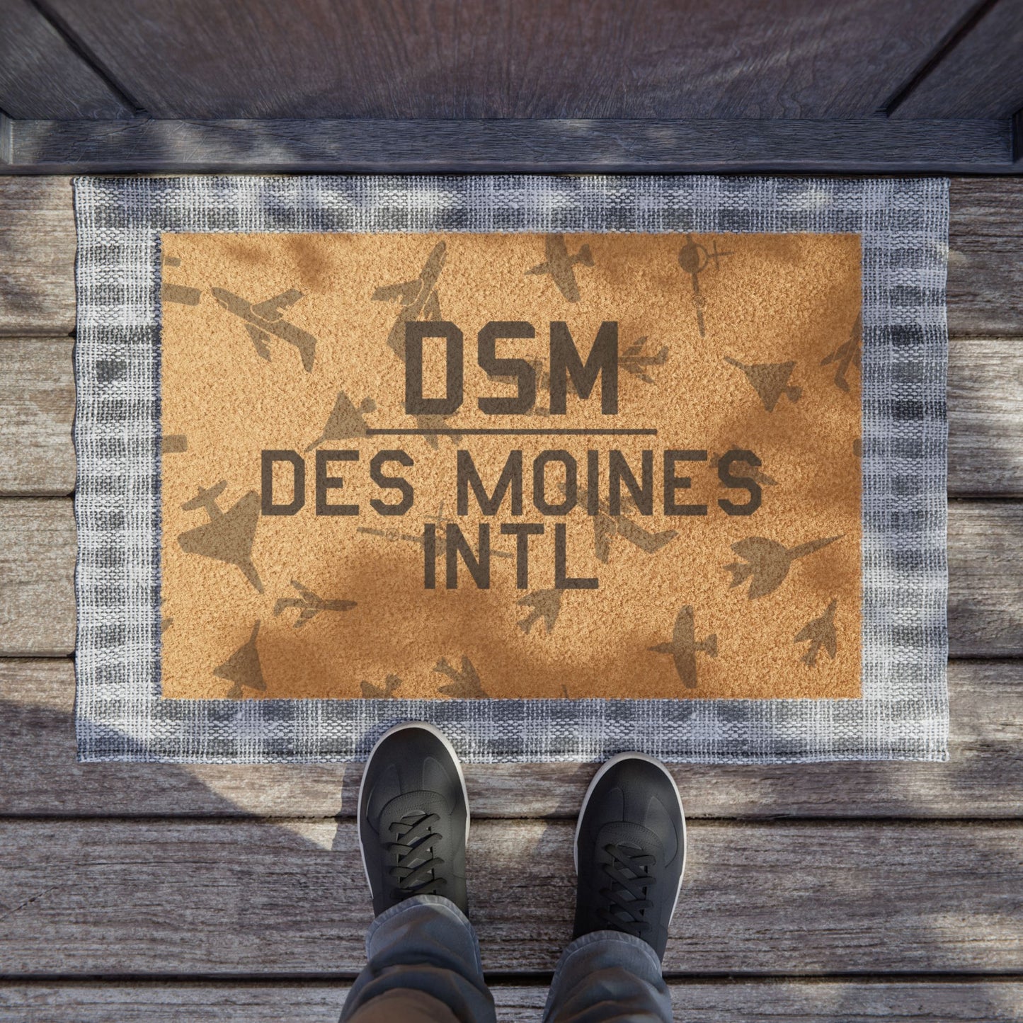 DSM Doormat | Des Moines International Airport Doormat