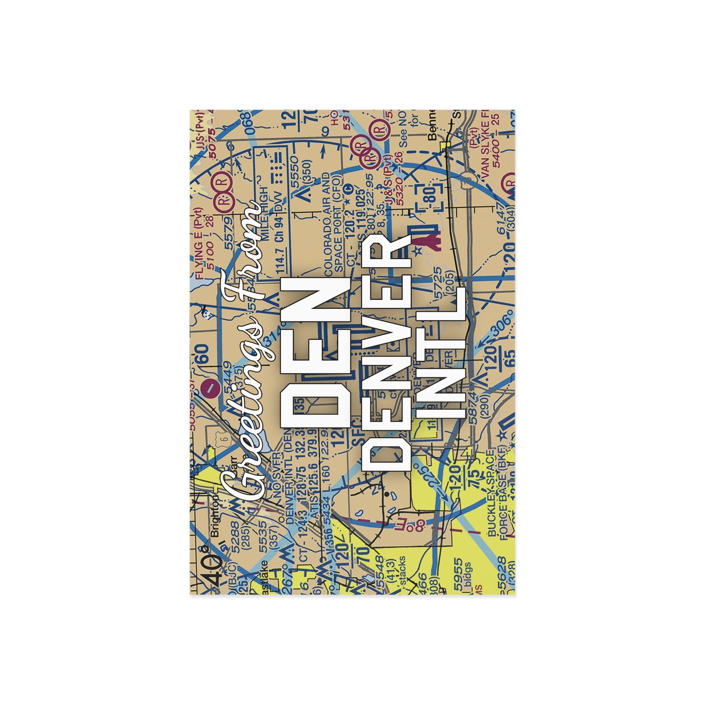 DEN Postcard | Denver International Airport Card