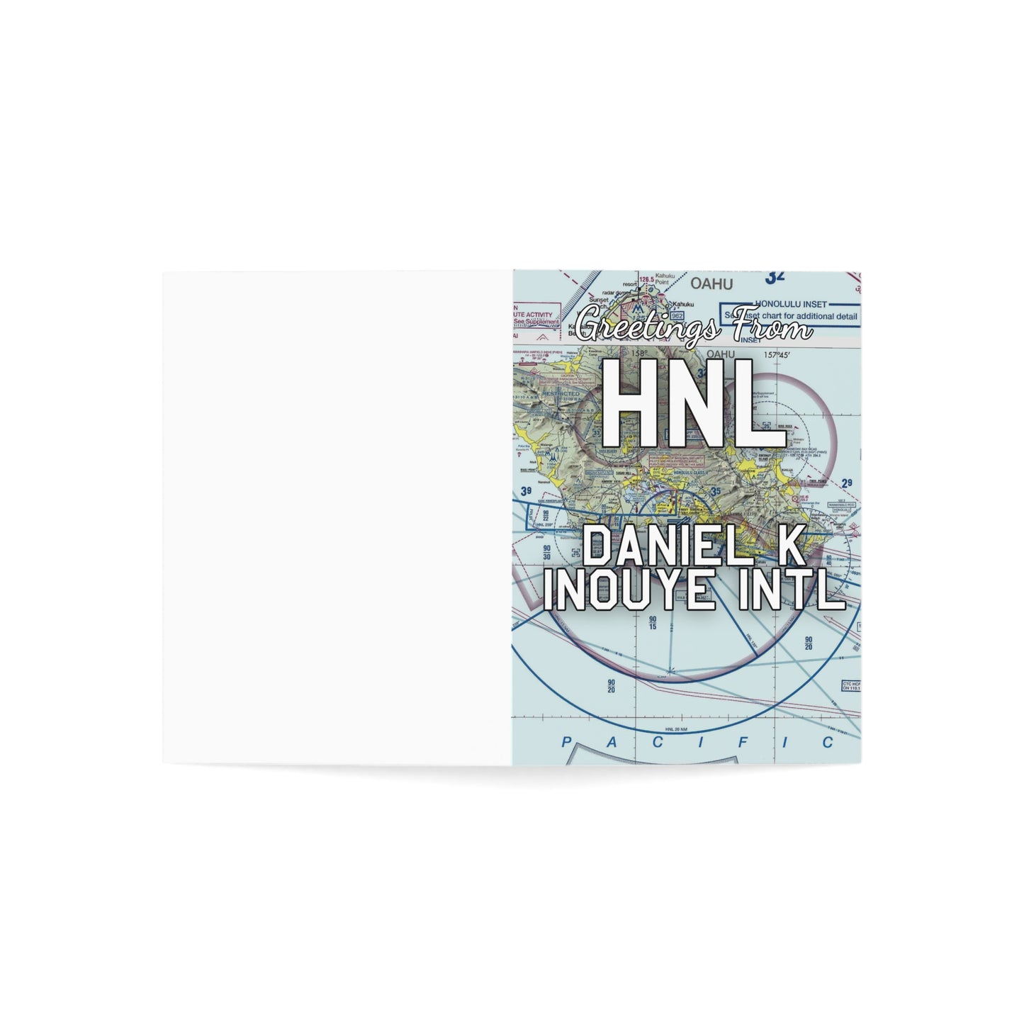 HNL Greeting Cards | Daniel K Inouye International Airport Cards