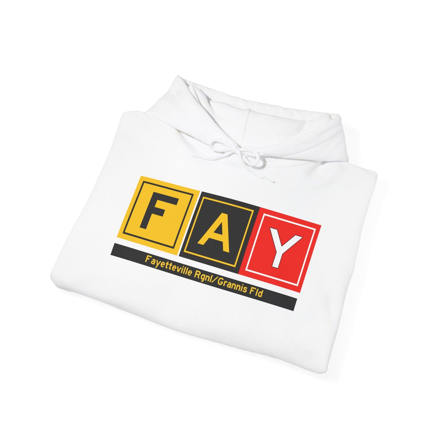 FAY Taxiway Hoodie w/ Airport Name | Fayetteville Regional/Grannis Field Airport Hoodie