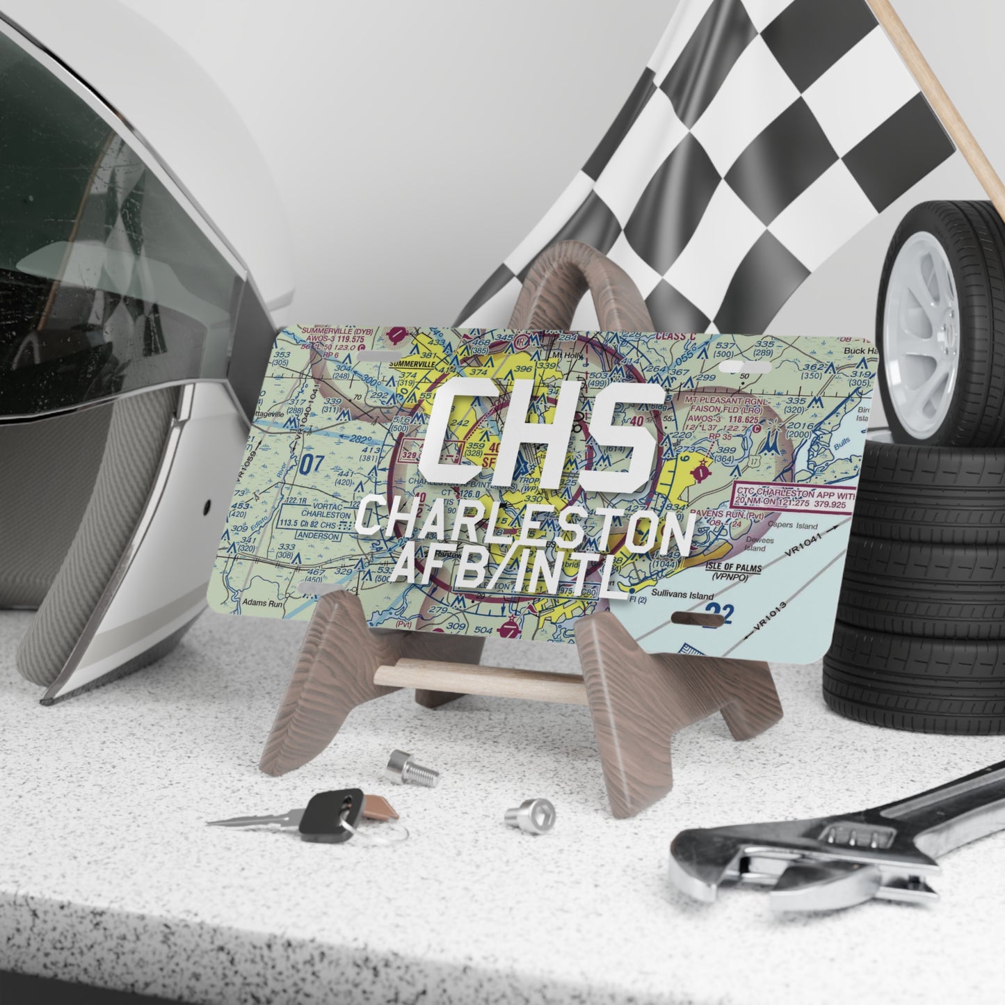 CHS Vanity Plate | Charleston AFB/International Airport Vanity Plate