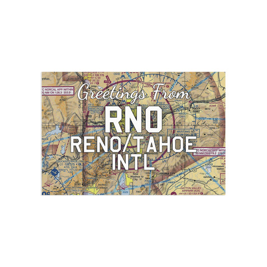 RNO Postcard | Reno/Tahoe International Airport Card