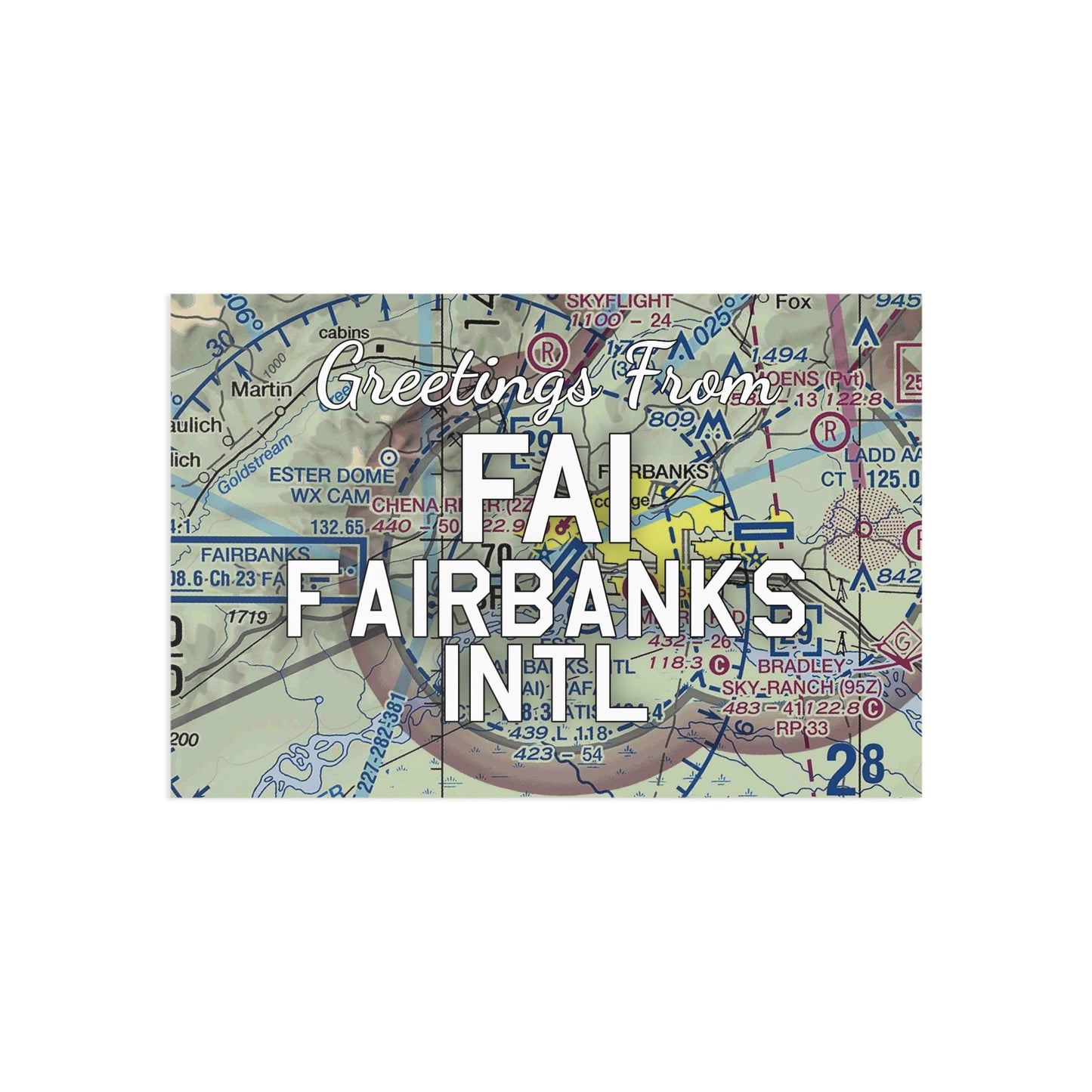 FAI Postcard | Fairbanks International Airport Card