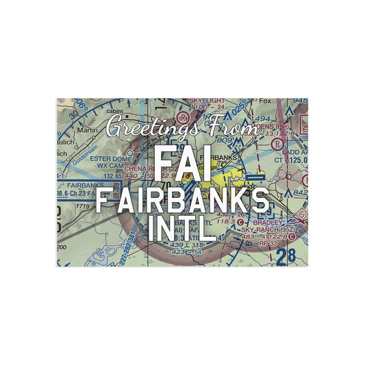 FAI Postcard | Fairbanks International Airport Card