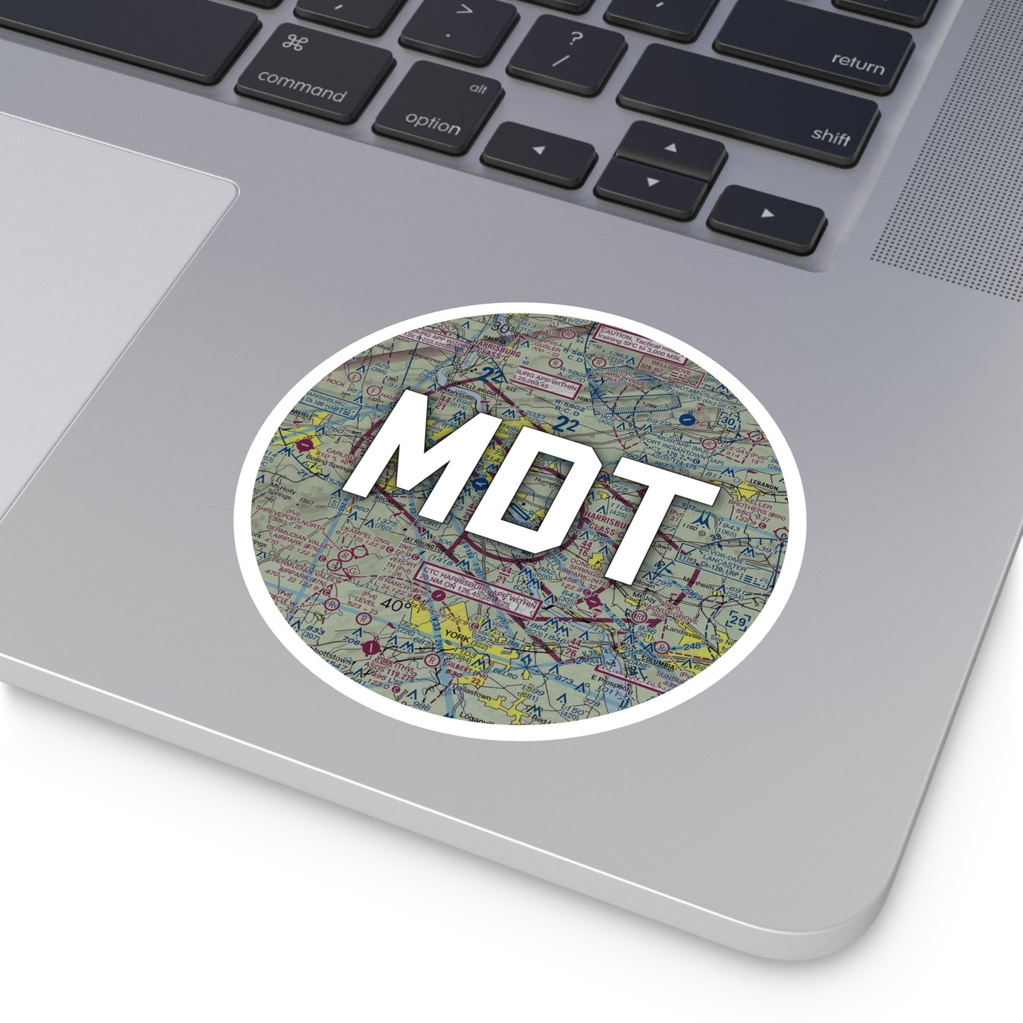 MDT Round Sticker | Harrisburg International Airport Sticker