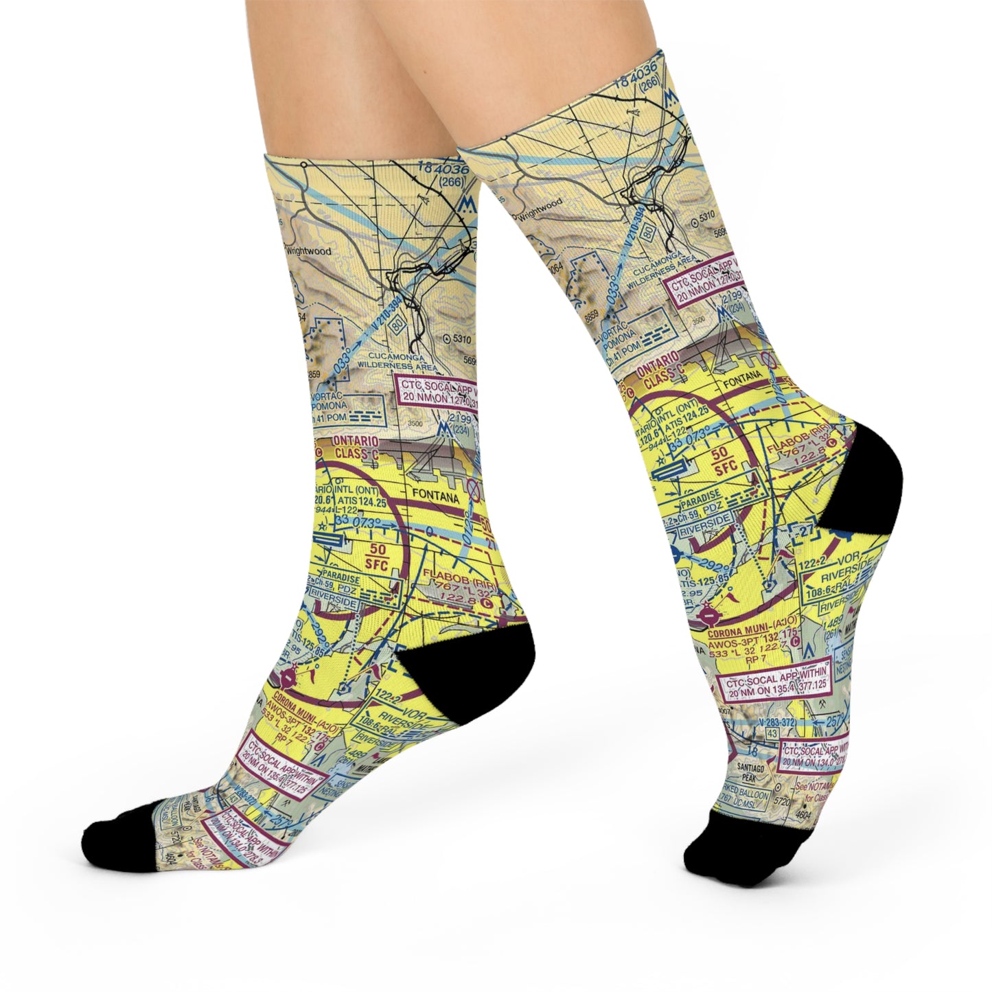 ONT Cushioned Crew Socks | Ontario International Airport Socks