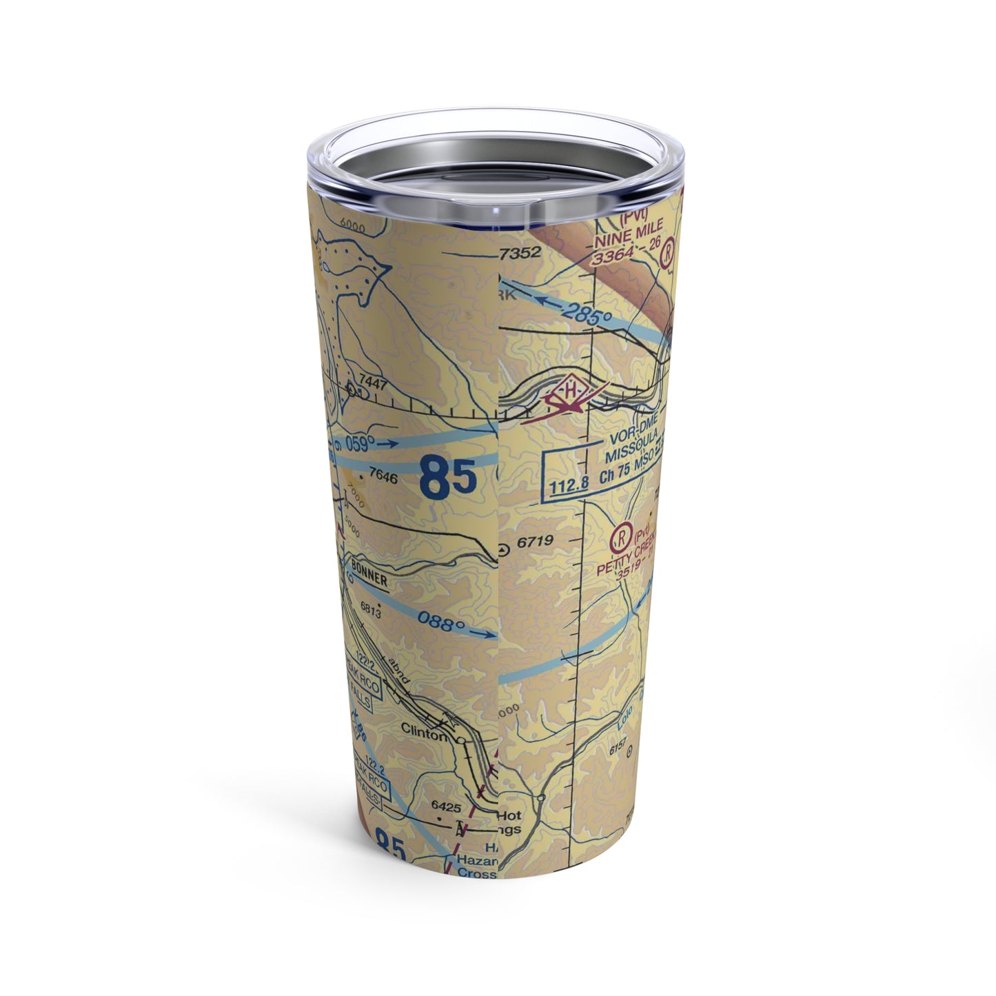 MSO Tumbler | Missoula Montana Airport Tumbler