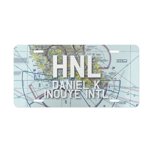 HNL Vanity Plate | Daniel K Inouye International Airport Vanity Plate