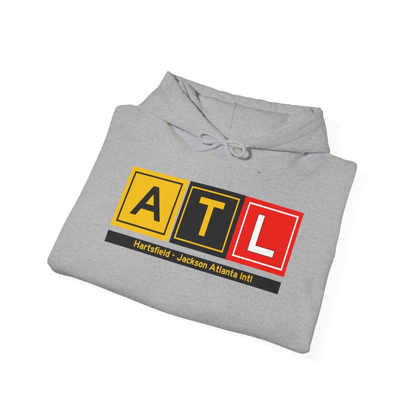 ATL Taxiway Hoodie w/ Airport Name | Hartsfield - Jackson Atlanta International Airport Hoodie