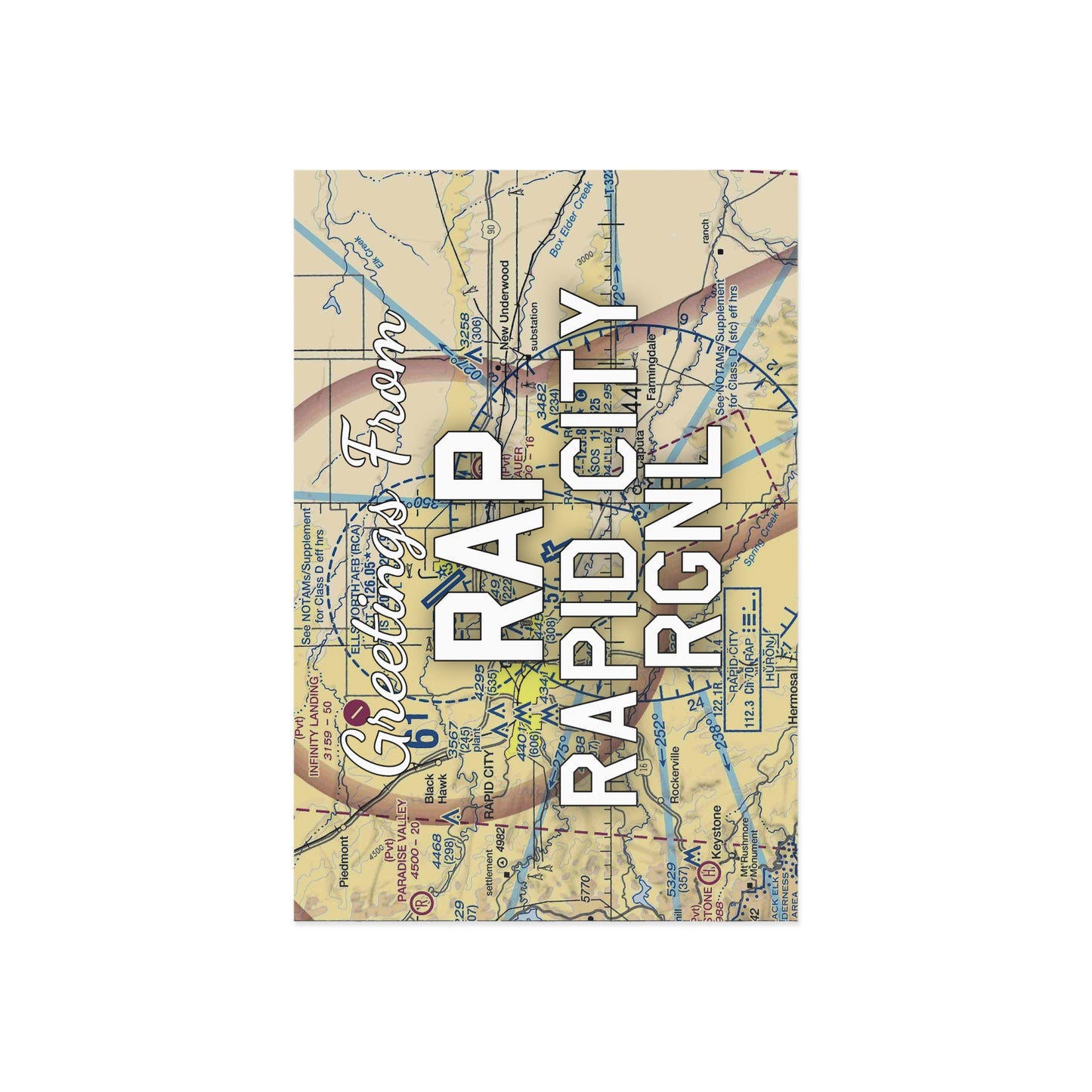 RAP Postcard | Rapid City Regional Airport Card