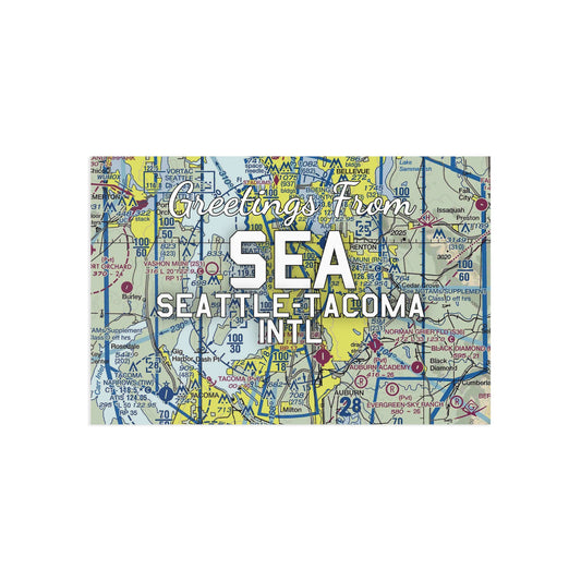 SEA Postcard | Seattle-Tacoma International Airport Card