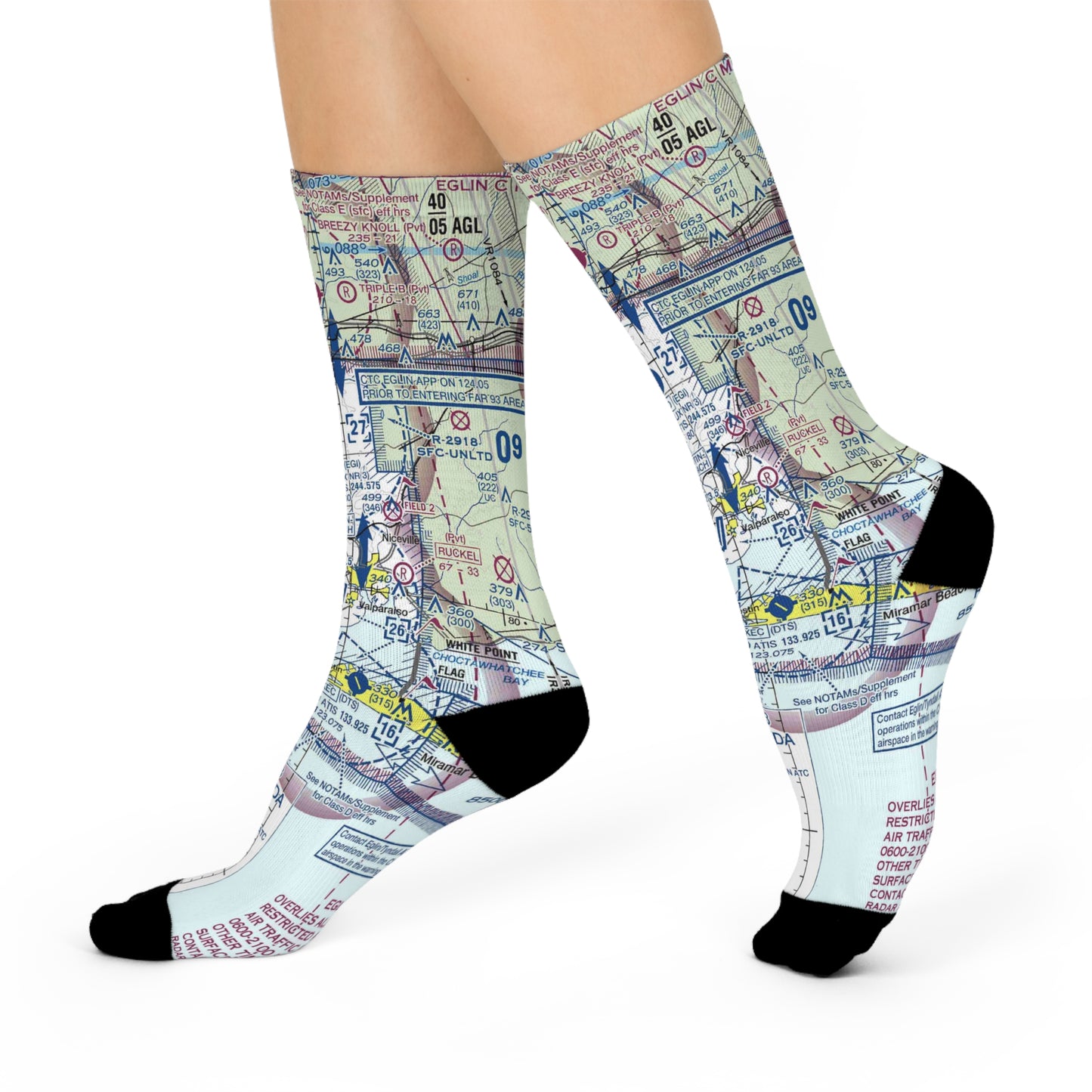 VPS Cushioned Crew Socks | Eglin AFB/Destin-Ft Walton Beach Airport Socks