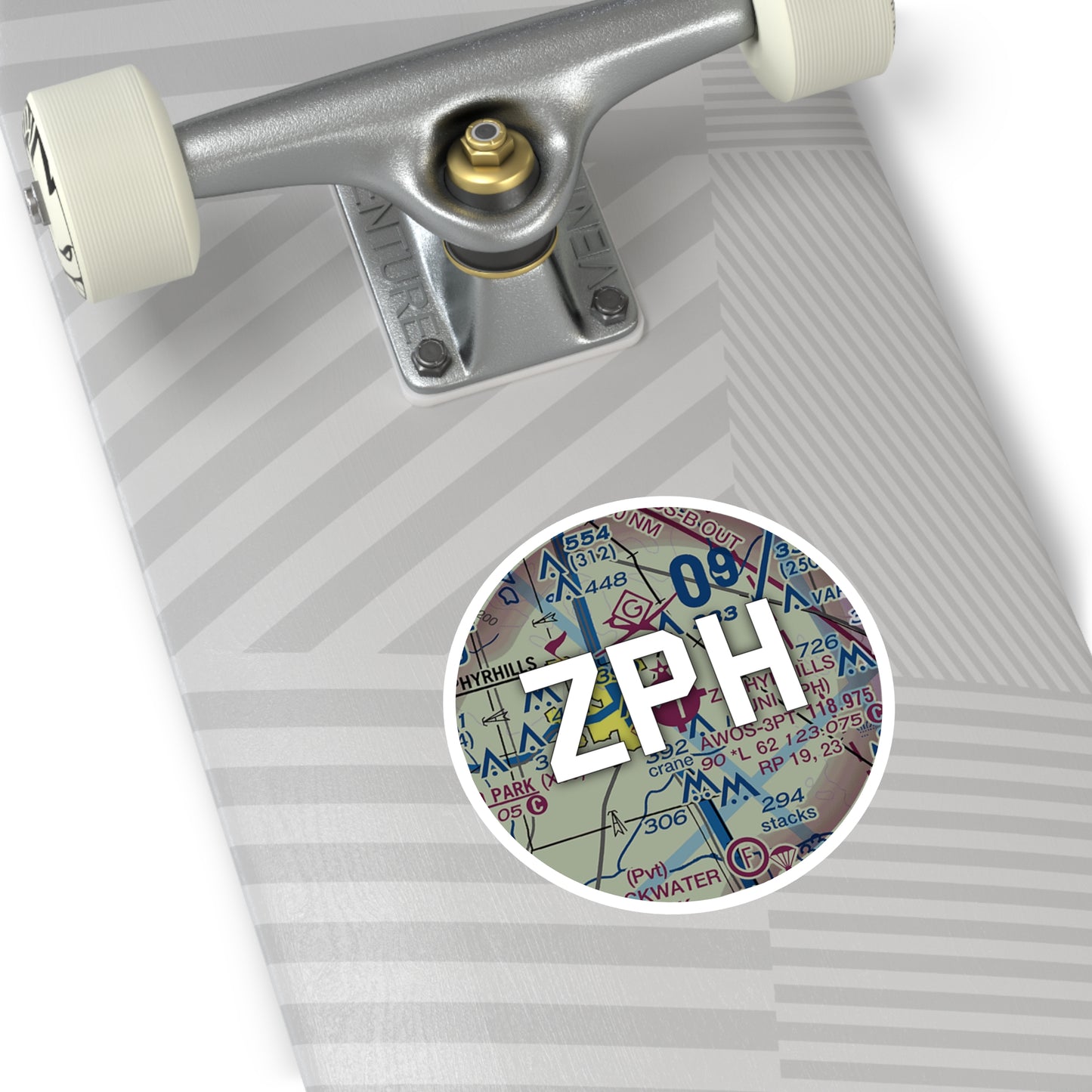 ZPH Round Sticker | Zephyrhills Municipal Sticker