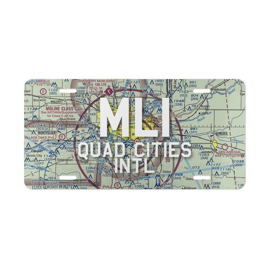 MLI Vanity Plate | Quad Cities International Airport Vanity Plate