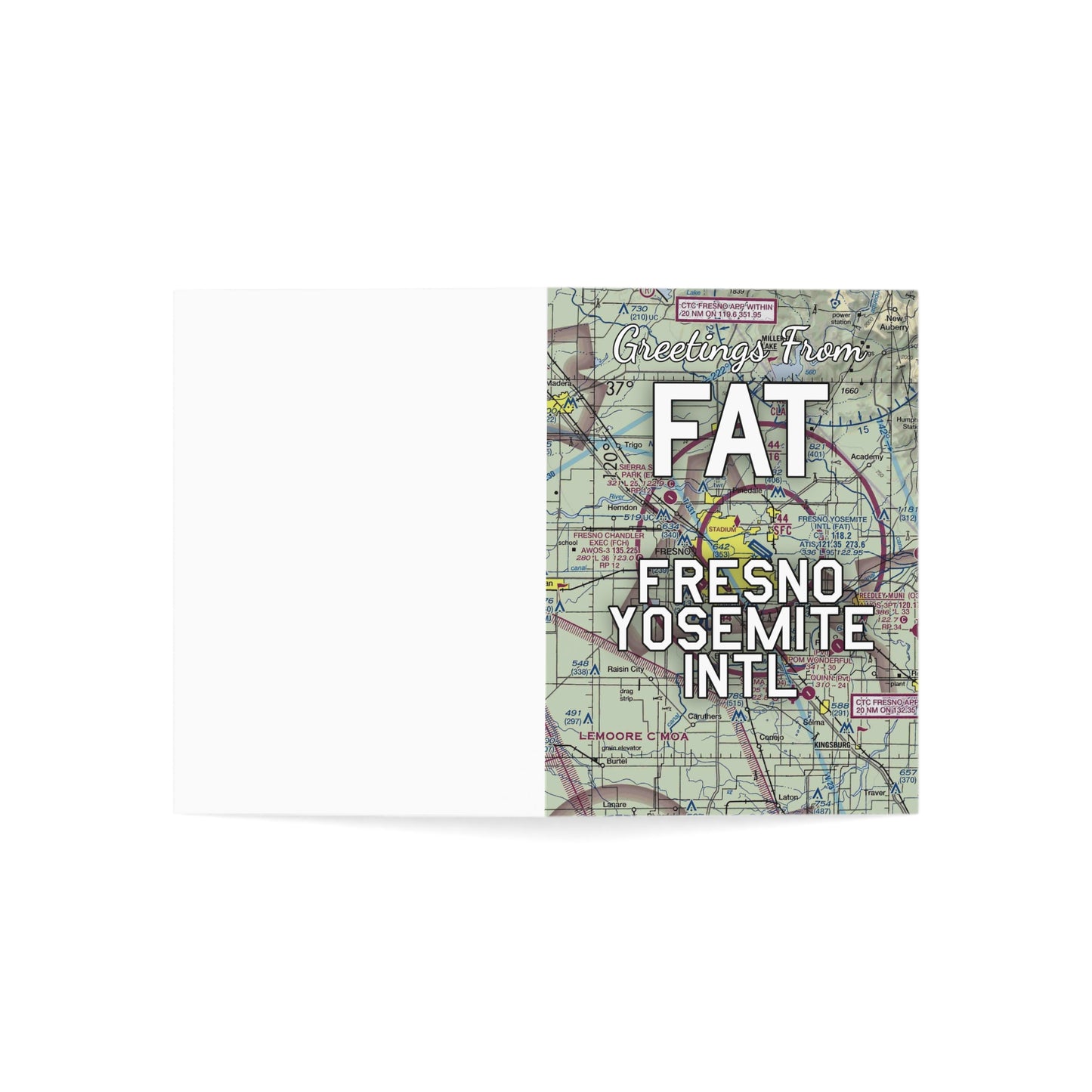 FAT Greeting Cards | Fresno Yosemite International Airport Cards