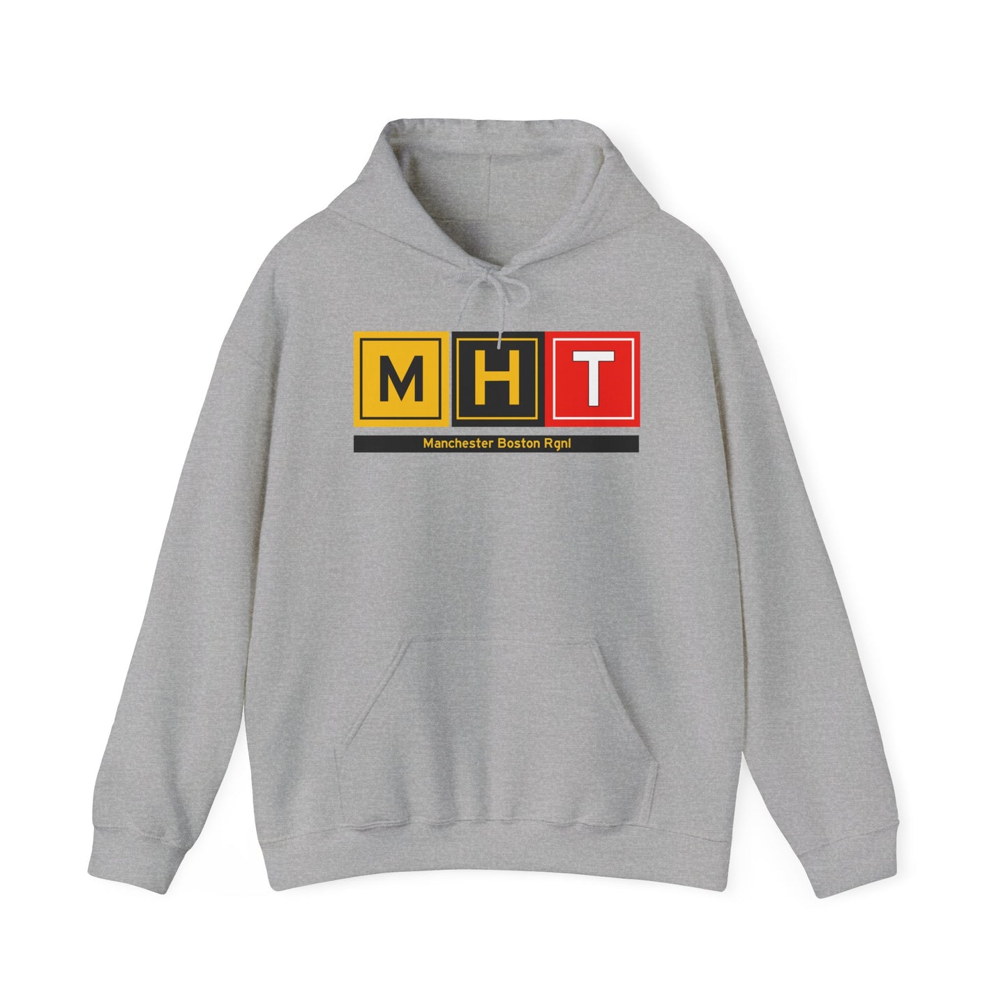 MHT Taxiway Hoodie w/ Airport Name | Manchester Boston Regional Airport Hoodie