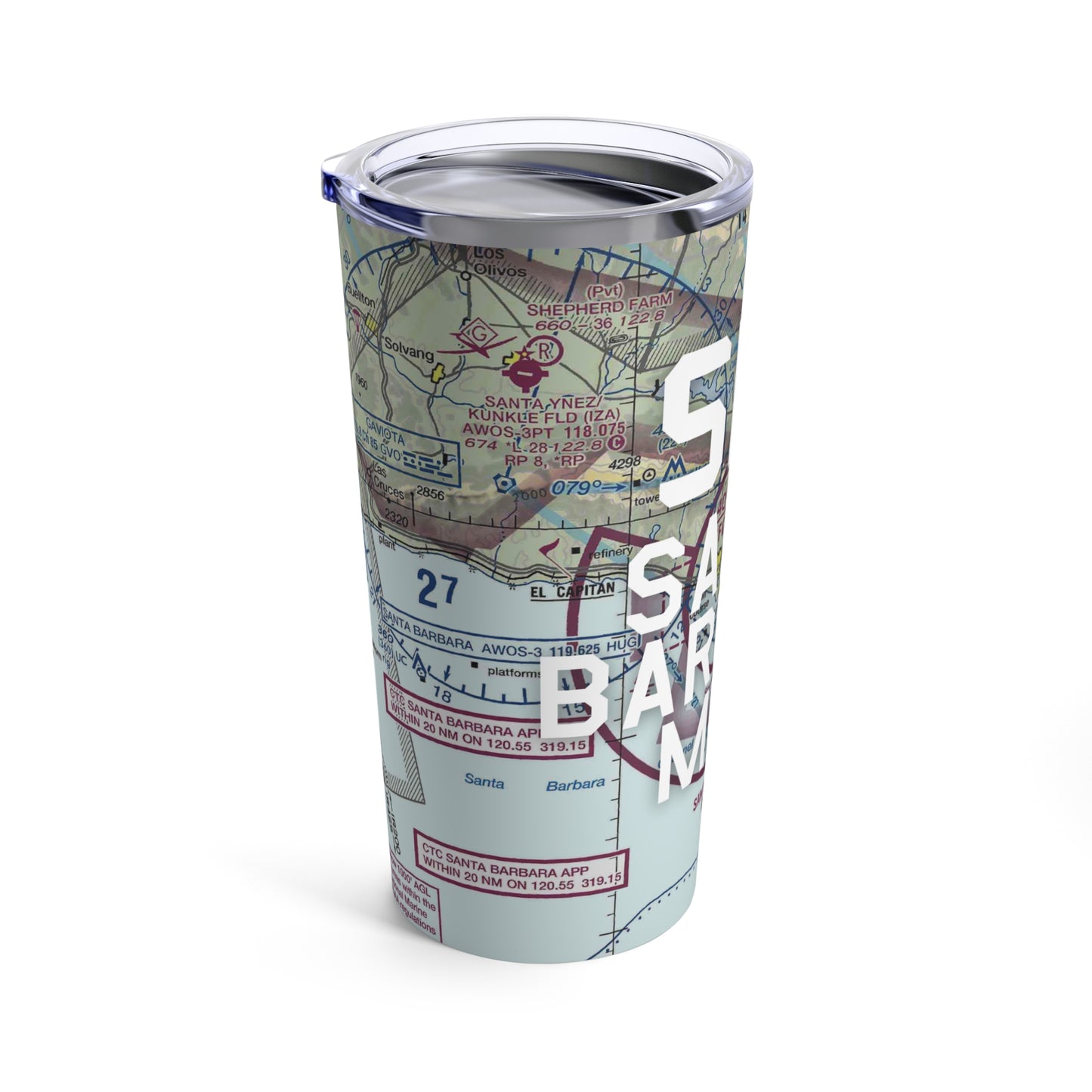 SBA Tumbler | Santa Barbara Municipal Airport Tumbler