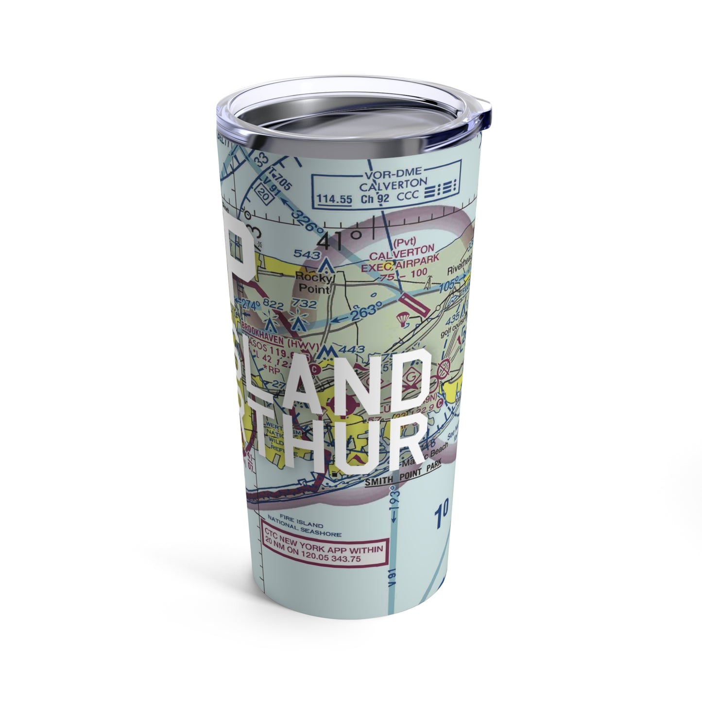 ISP Tumbler | Long Island Mac Arthur Airport Tumbler