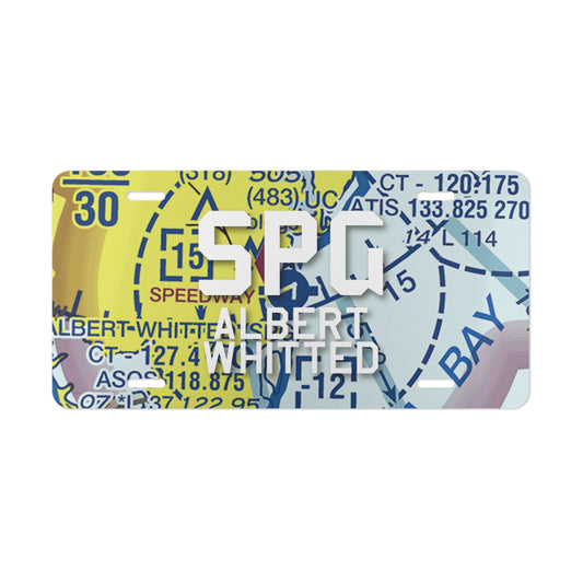 SPG Vanity Plate | Albert Whitted Vanity Plate