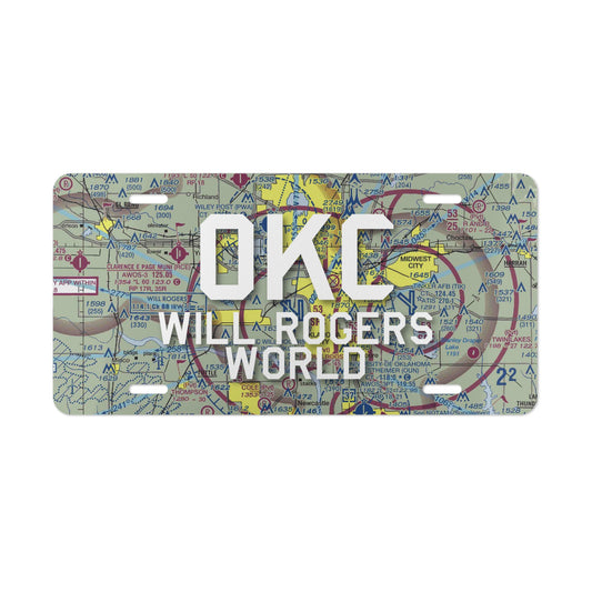 OKC Vanity Plate | Will Rogers World Airport Vanity Plate