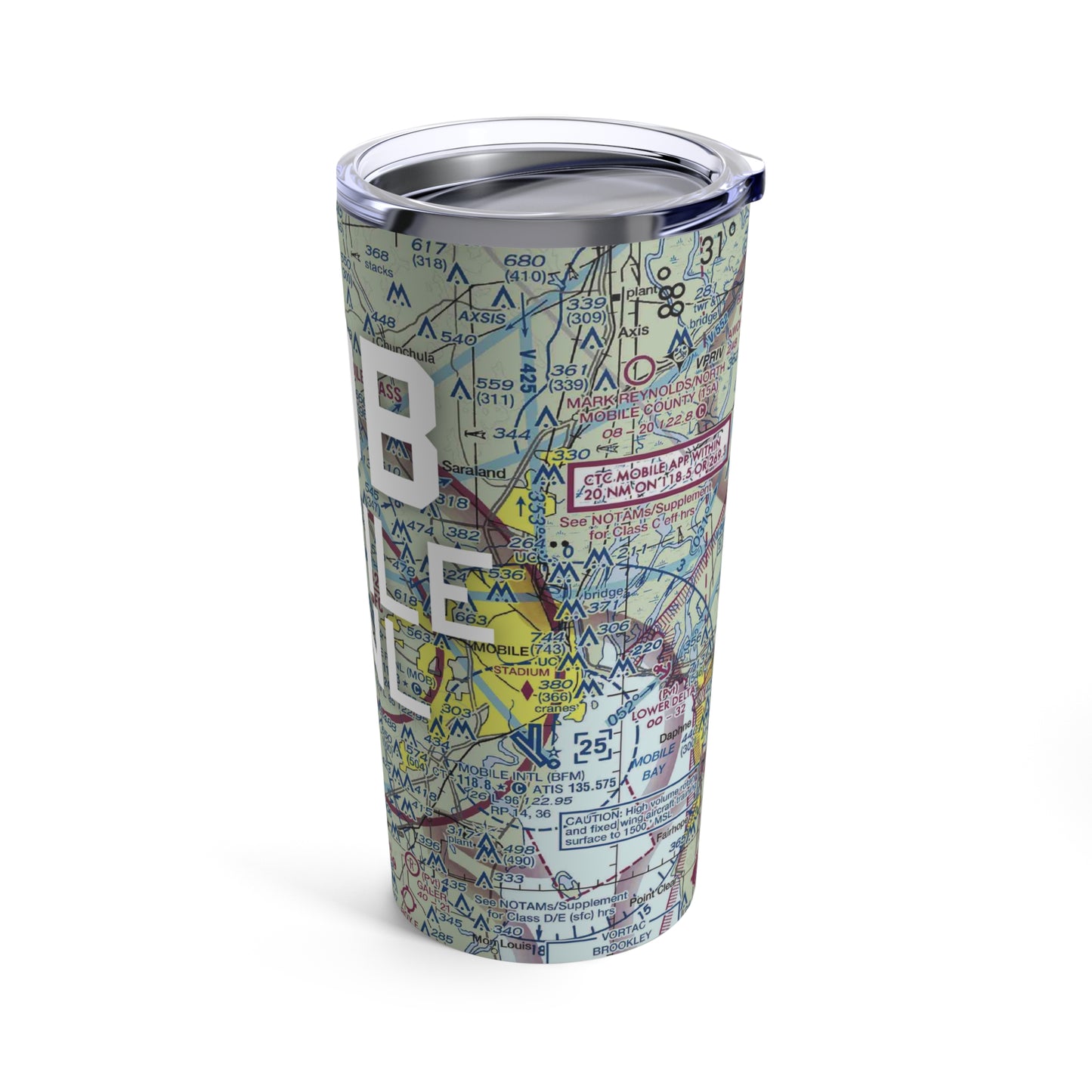 MOB Tumbler | Mobile Regional Airport Tumbler