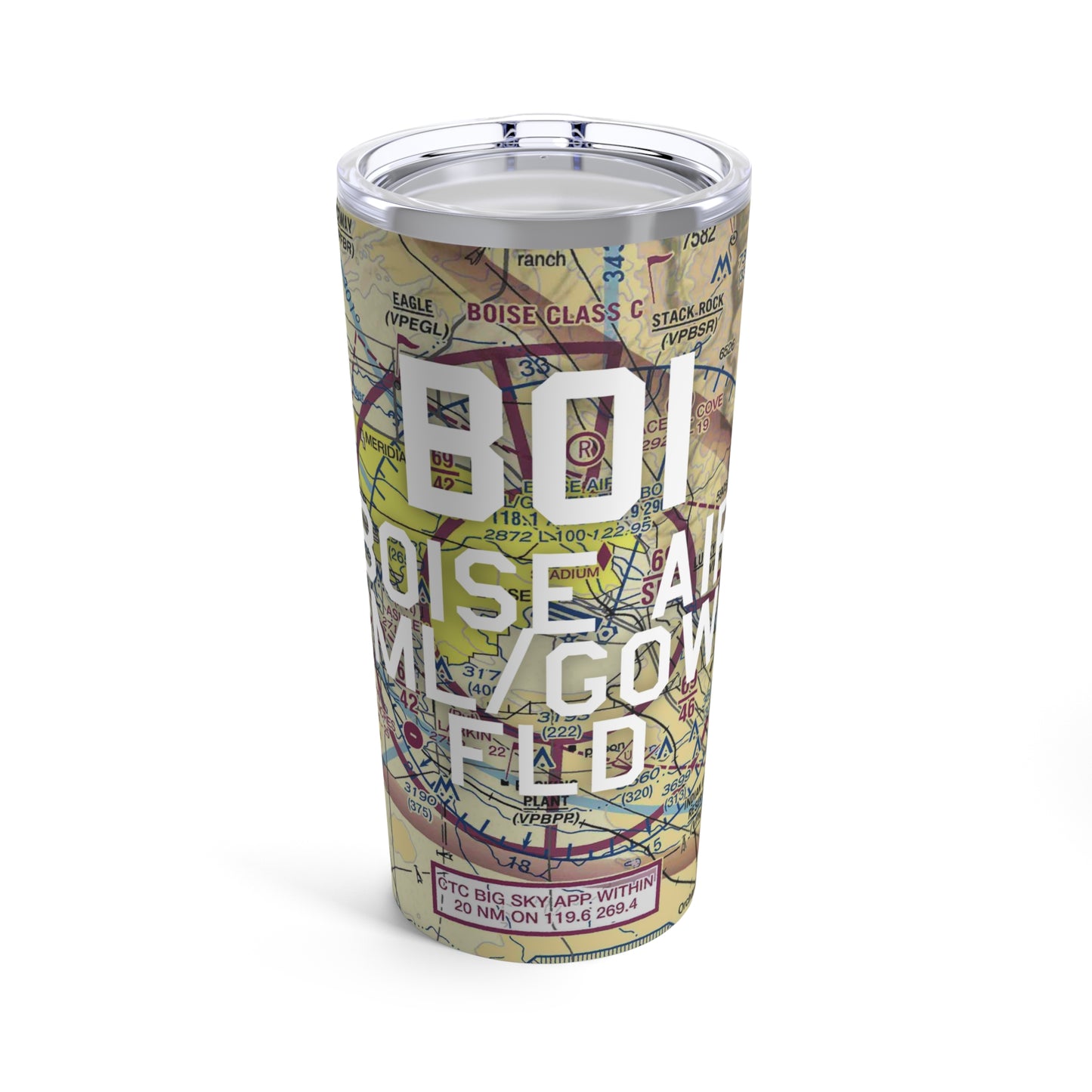 BOI Tumbler | Boise Air Trml/Gowen Field Airport Tumbler