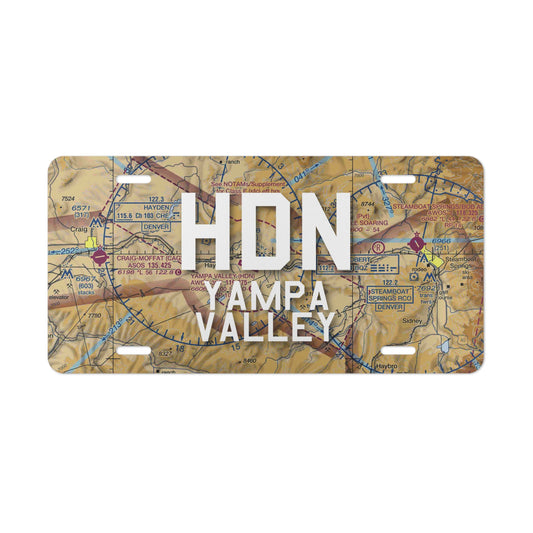HDN Vanity Plate | Yampa Valley Airport Vanity Plate