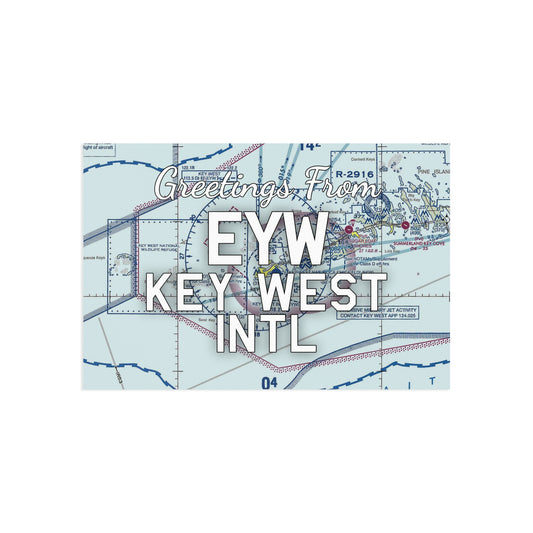 EYW Postcard | Key West International Airport Card
