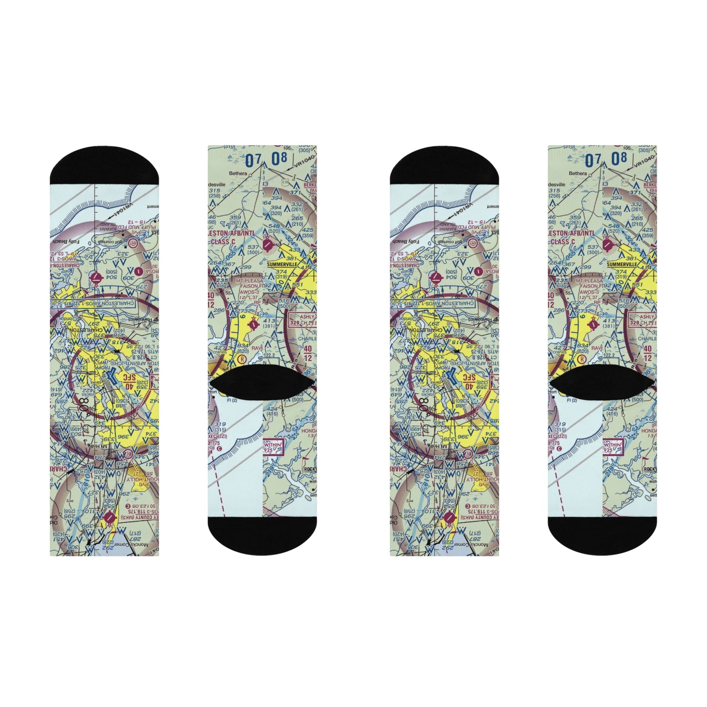 CHS Cushioned Crew Socks | Charleston AFB/International Airport Socks