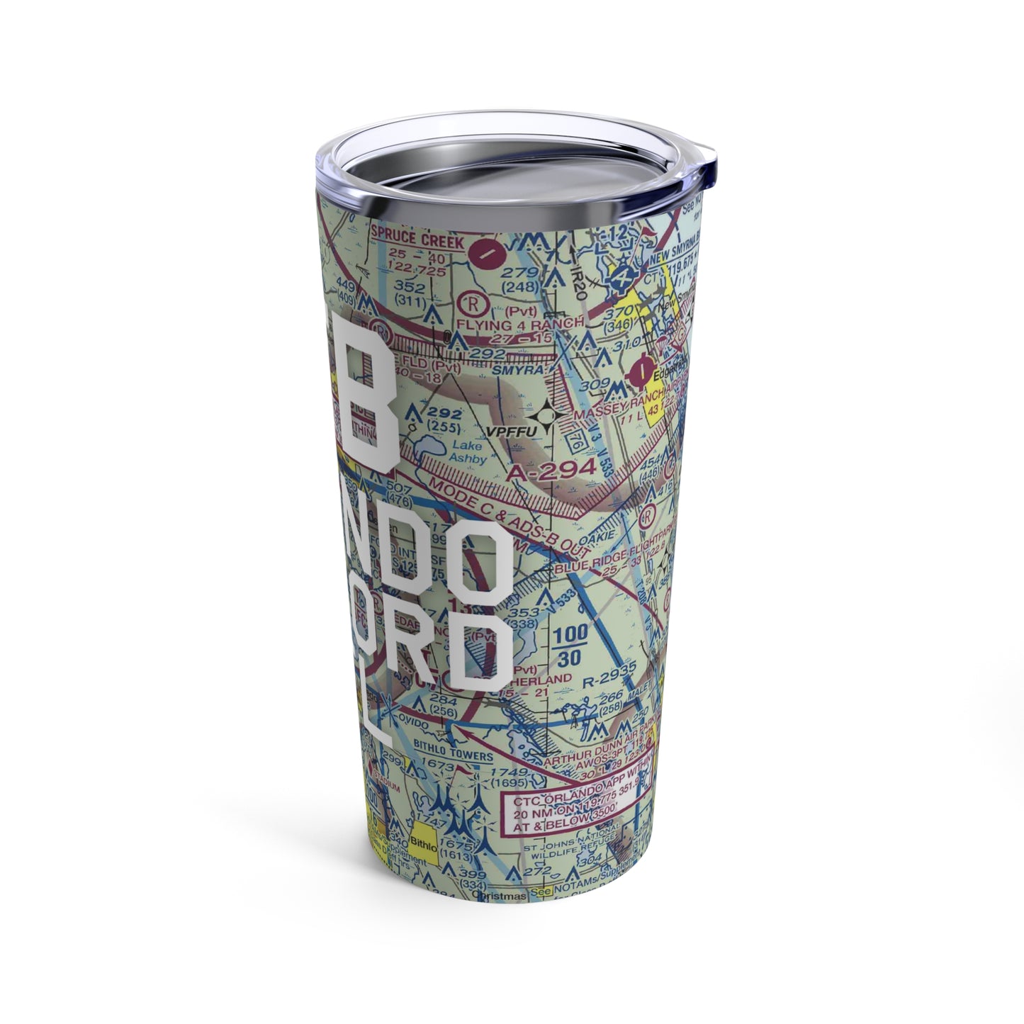 SFB Tumbler | Orlando Sanford International Airport Tumbler