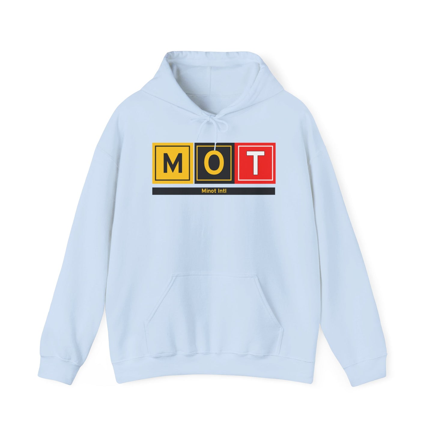 MOT Taxiway Hoodie w/ Airport Name | Minot International Airport Hoodie