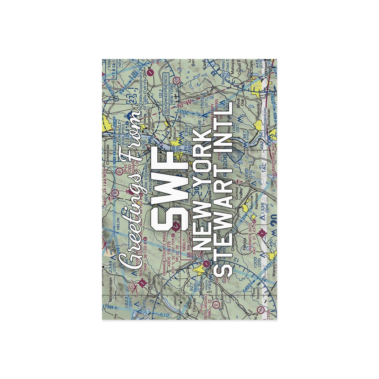 SWF Postcard | New York Stewart International Airport Card