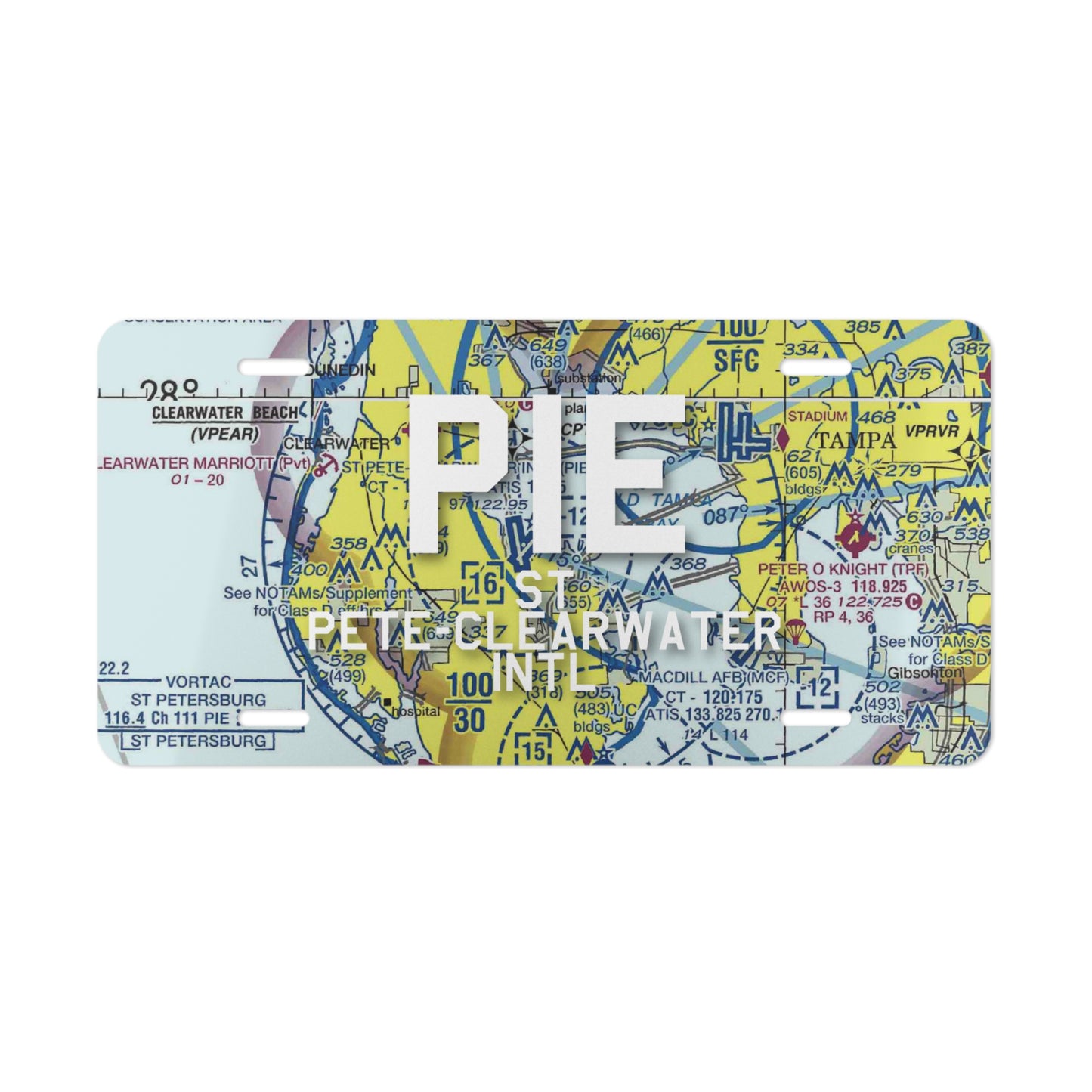 PIE Vanity Plate | St Pete-Clearwater International Airport Vanity Plate