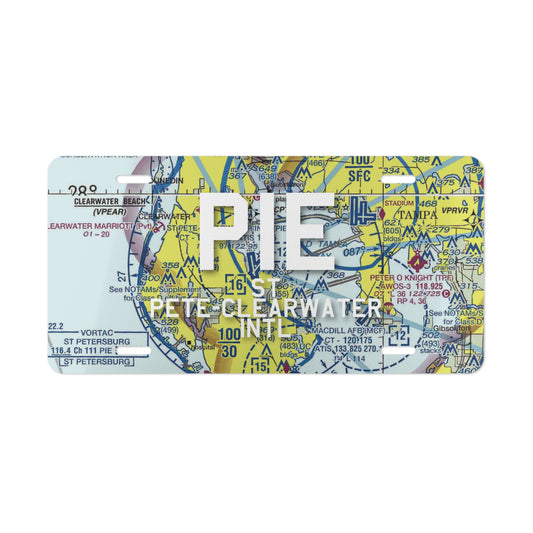 PIE Vanity Plate | St Pete-Clearwater International Airport Vanity Plate
