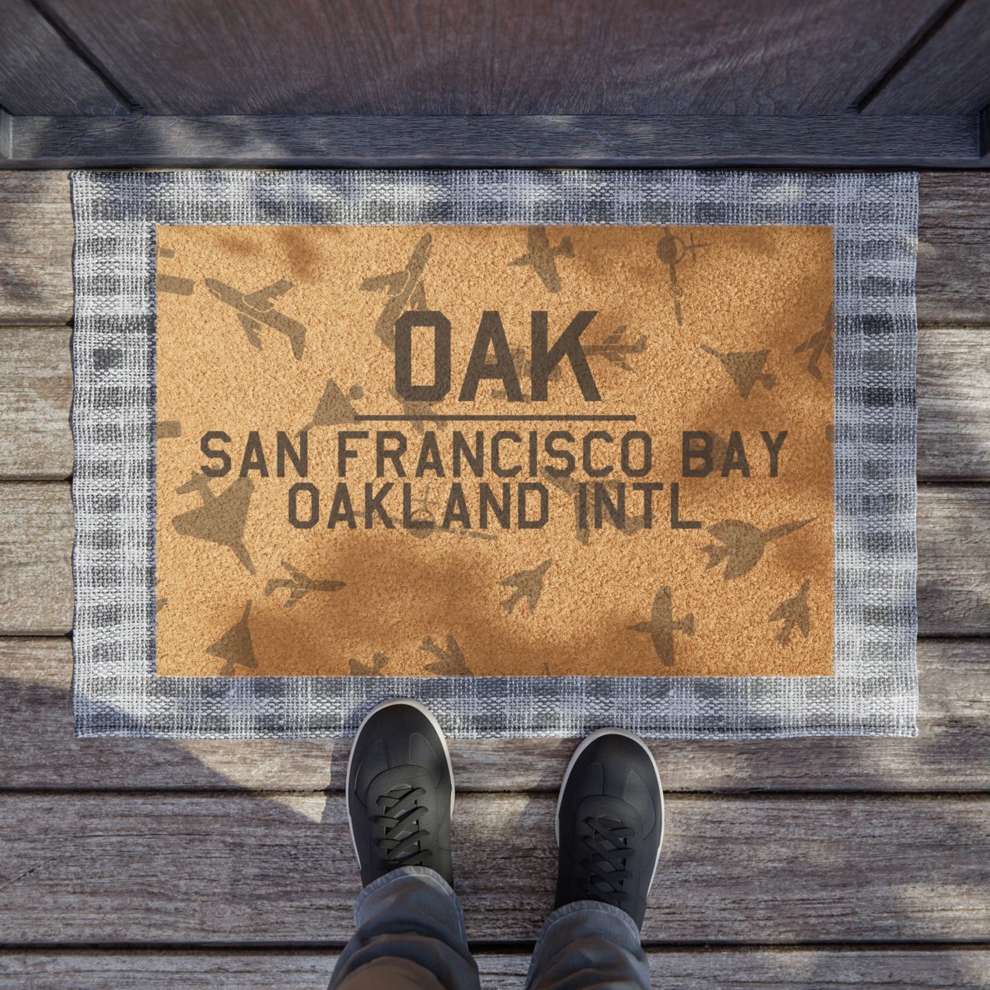 OAK Doormat | San Francisco Bay Oakland International Airport Doormat