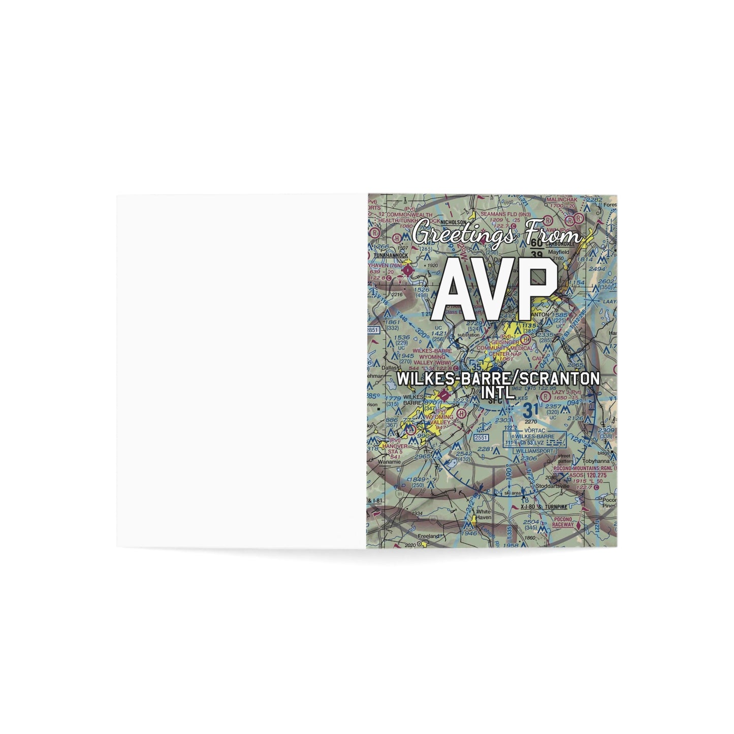 AVP Greeting Cards | Wilkes-Barre/Scranton International Airport Cards