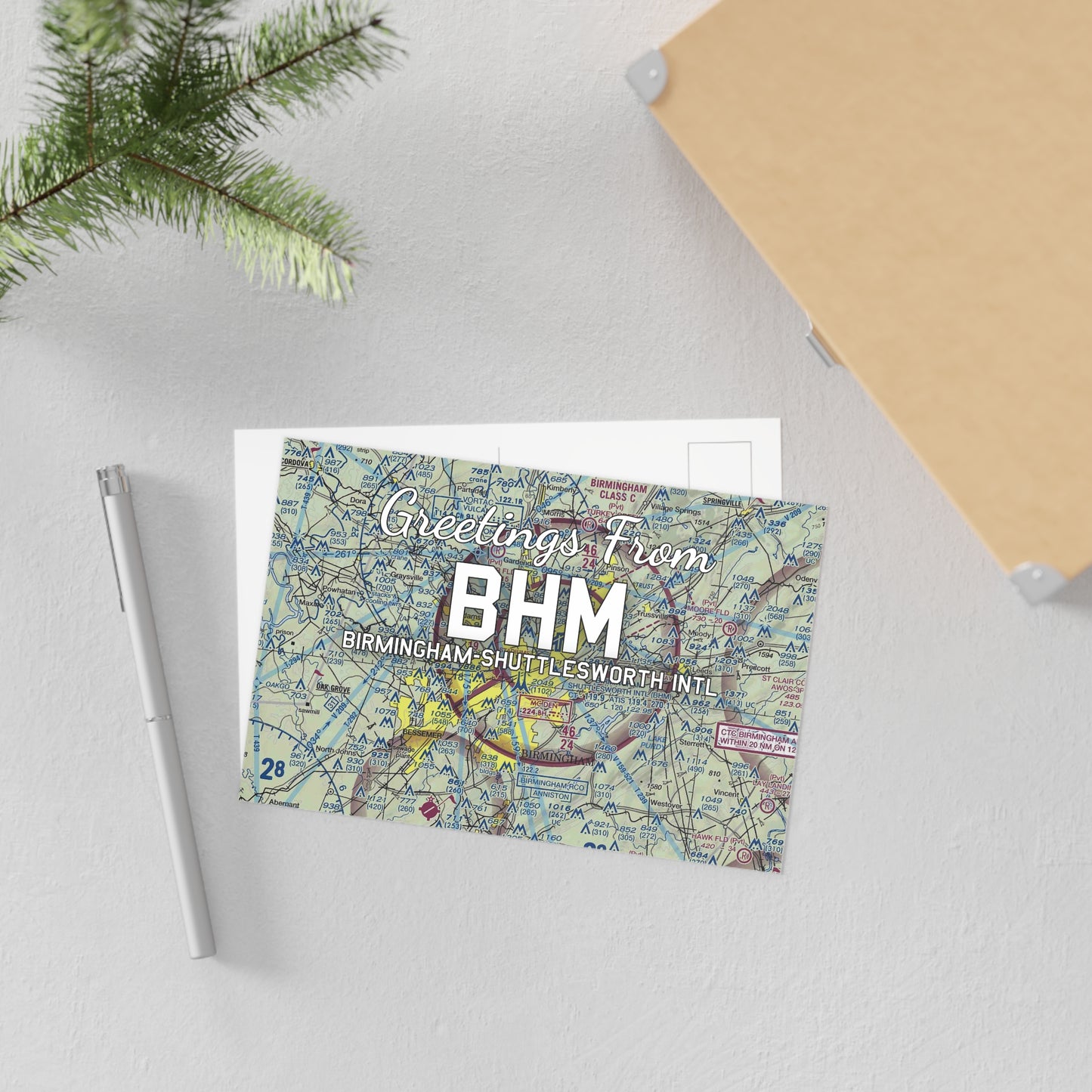 BHM Postcard | Birmingham-Shuttlesworth International Airport Card