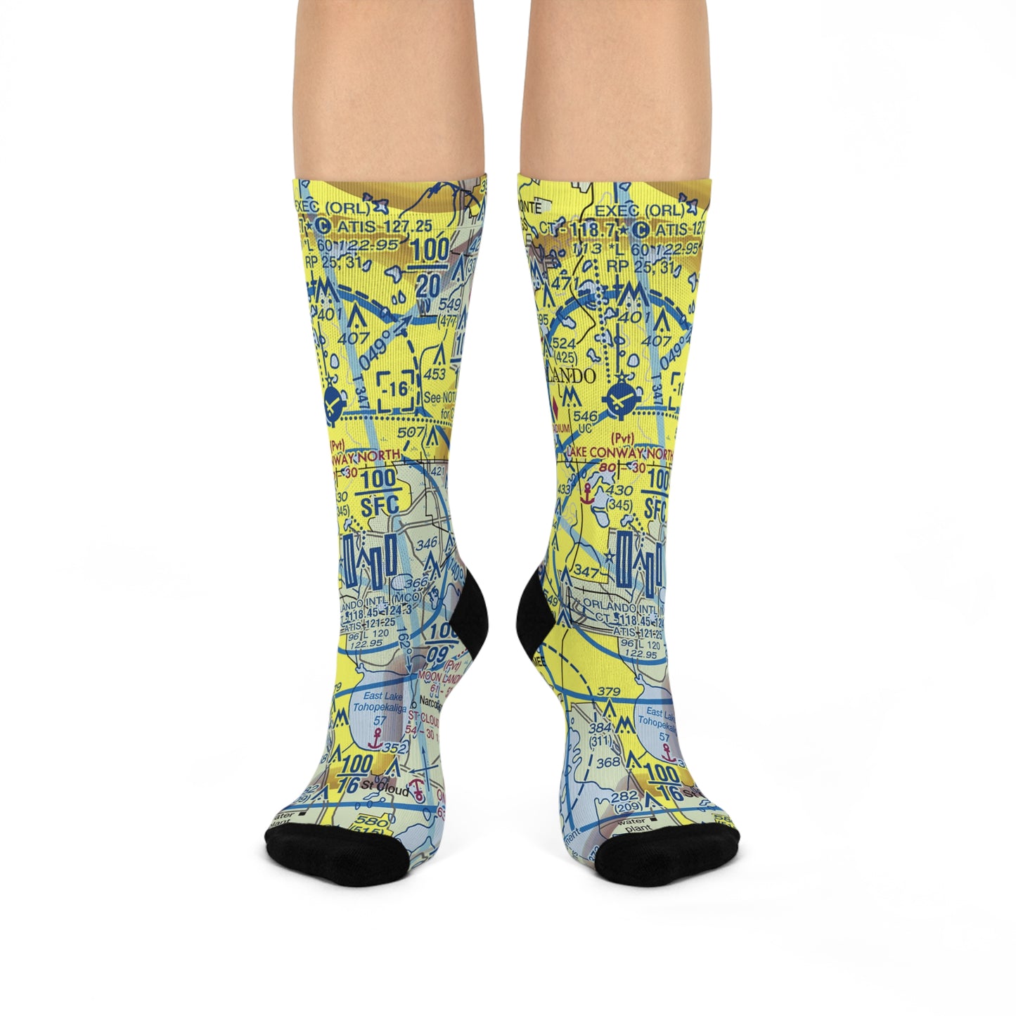 MCO Cushioned Crew Socks | Orlando International Socks