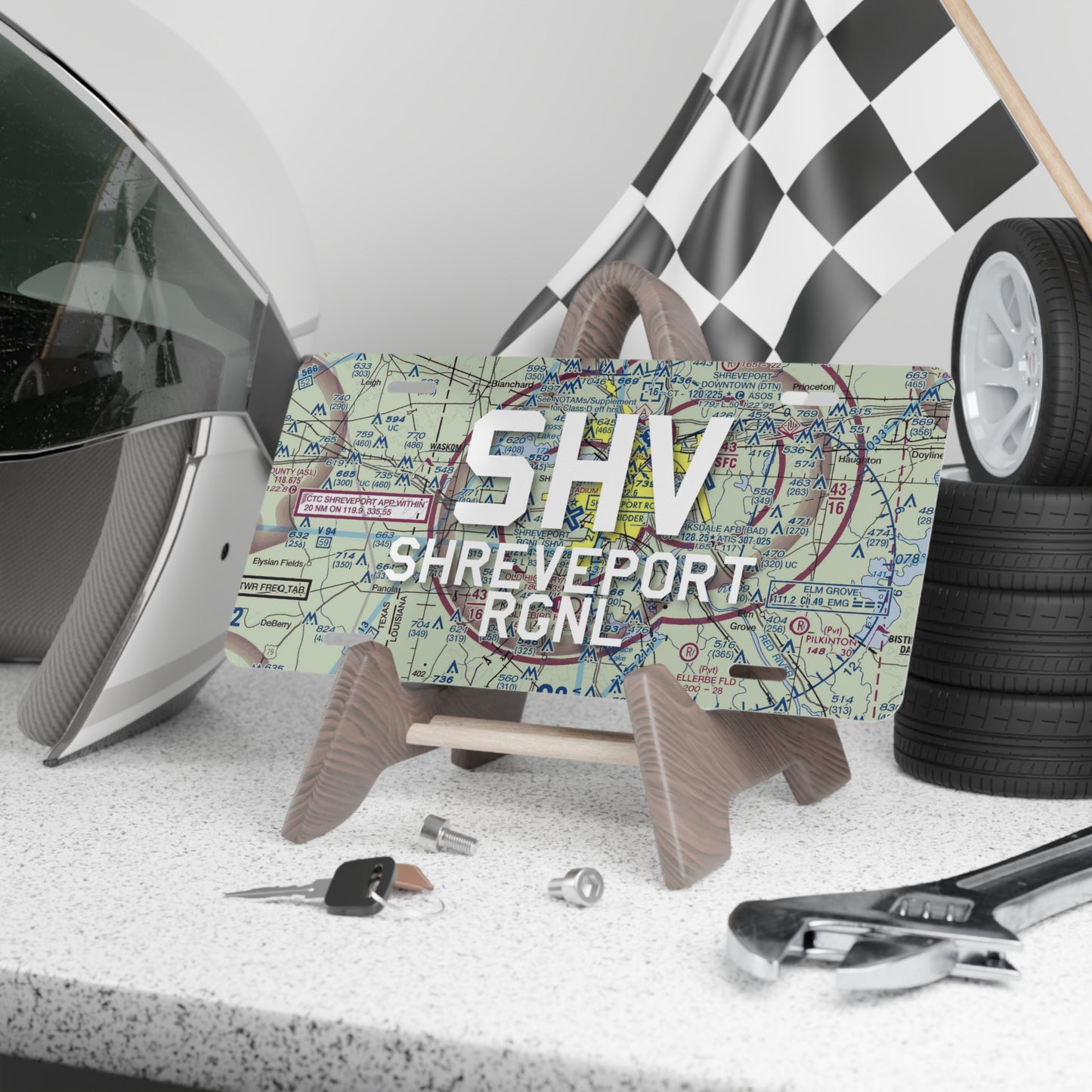 SHV Vanity Plate | Shreveport Regional Airport Vanity Plate