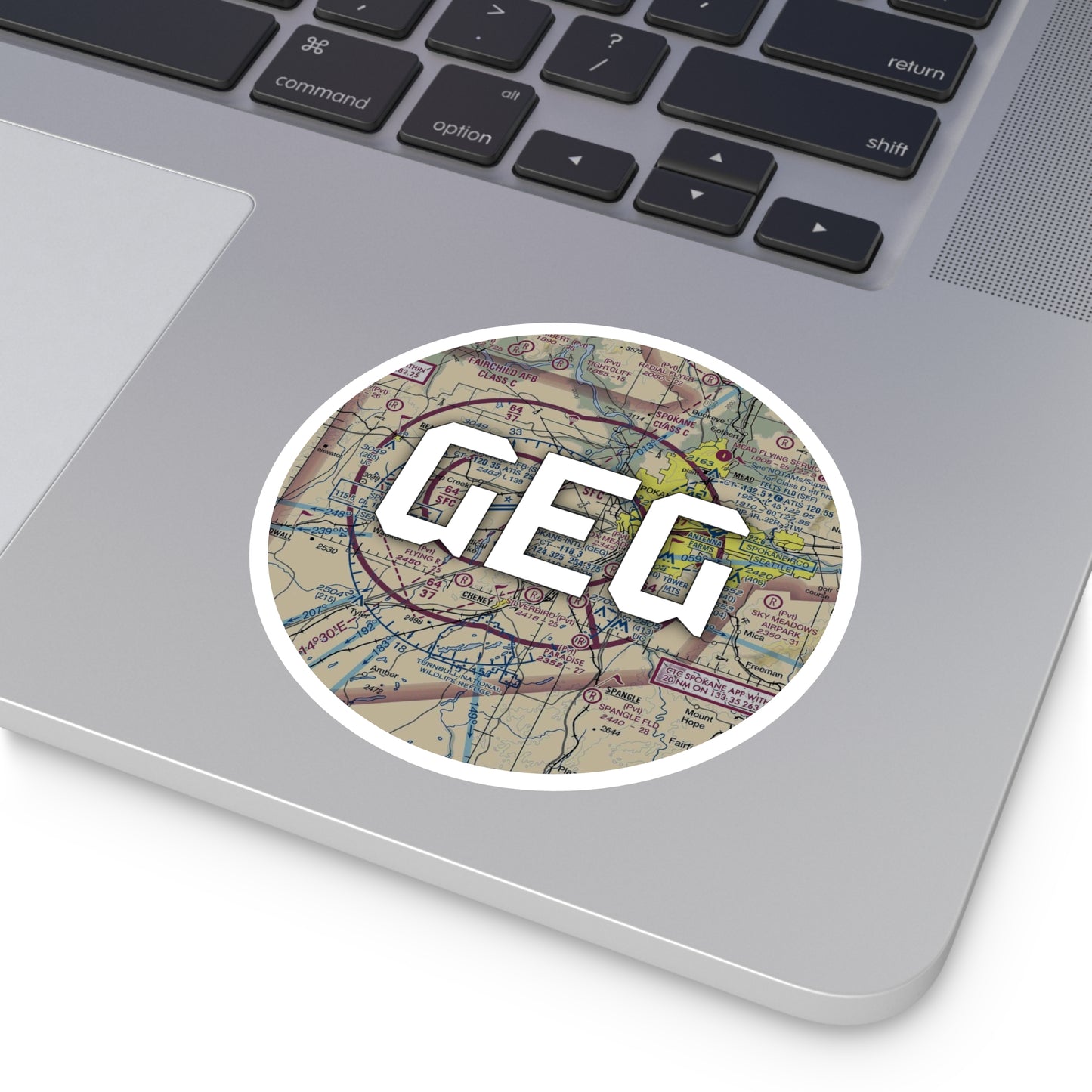 GEG Round Sticker | Spokane International Airport Sticker