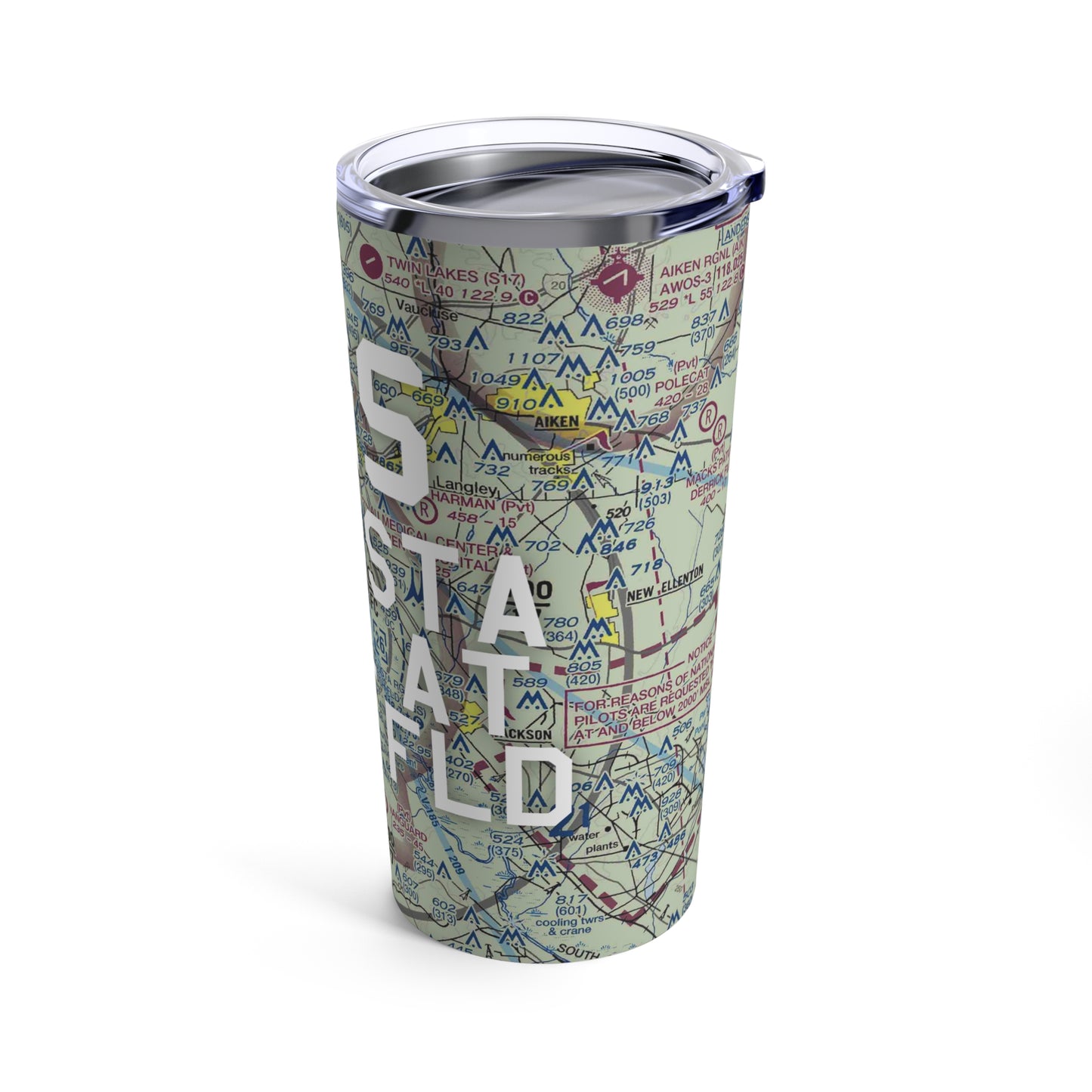 AGS Tumbler | Augusta Regional At Bush Field Airport Tumbler