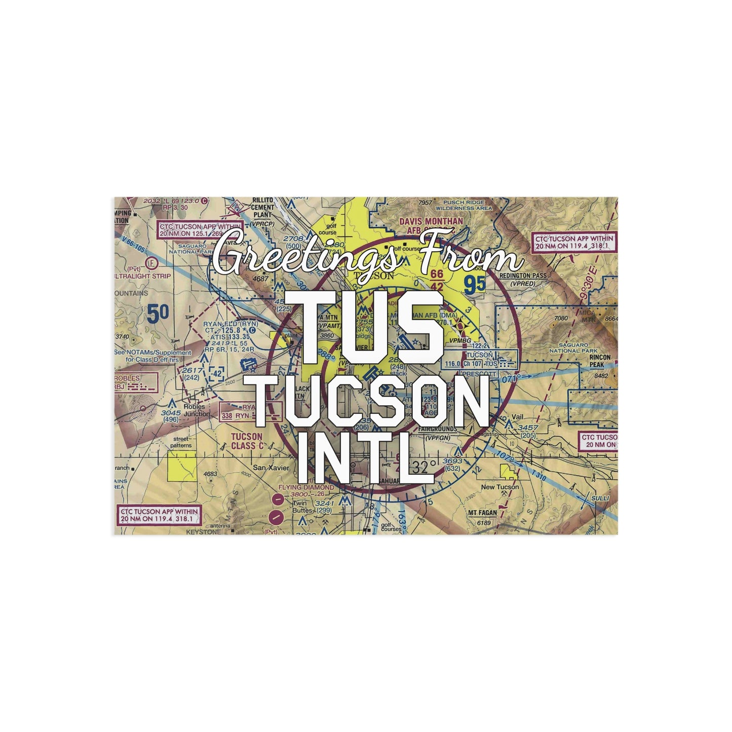 TUS Postcard | Tucson International Airport Card